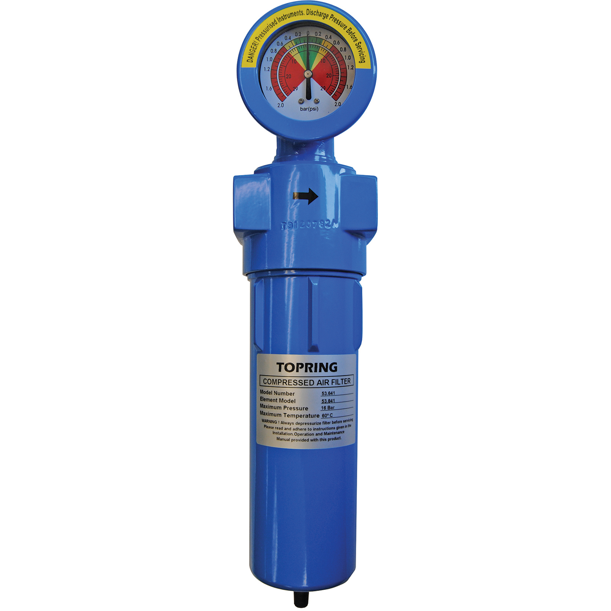 Filtres à air comprimé, Modulaire, 2-1/2" NPT, Drain Automatique