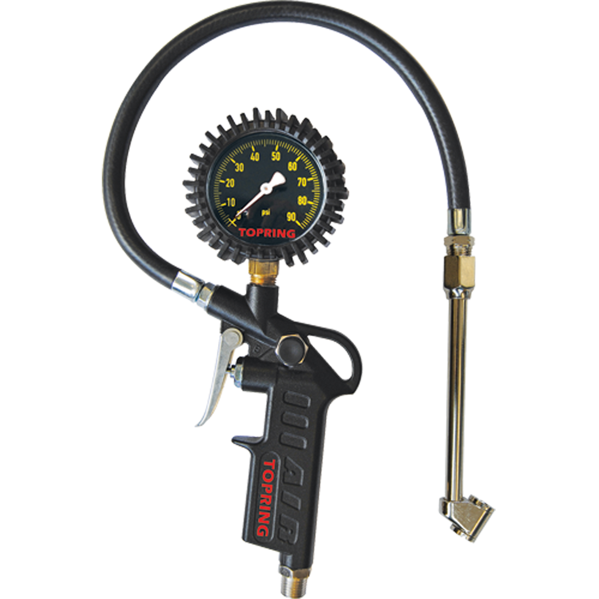 Manomètres pour roues jumelées- Manometres de gonflage a cadran de style pistolet