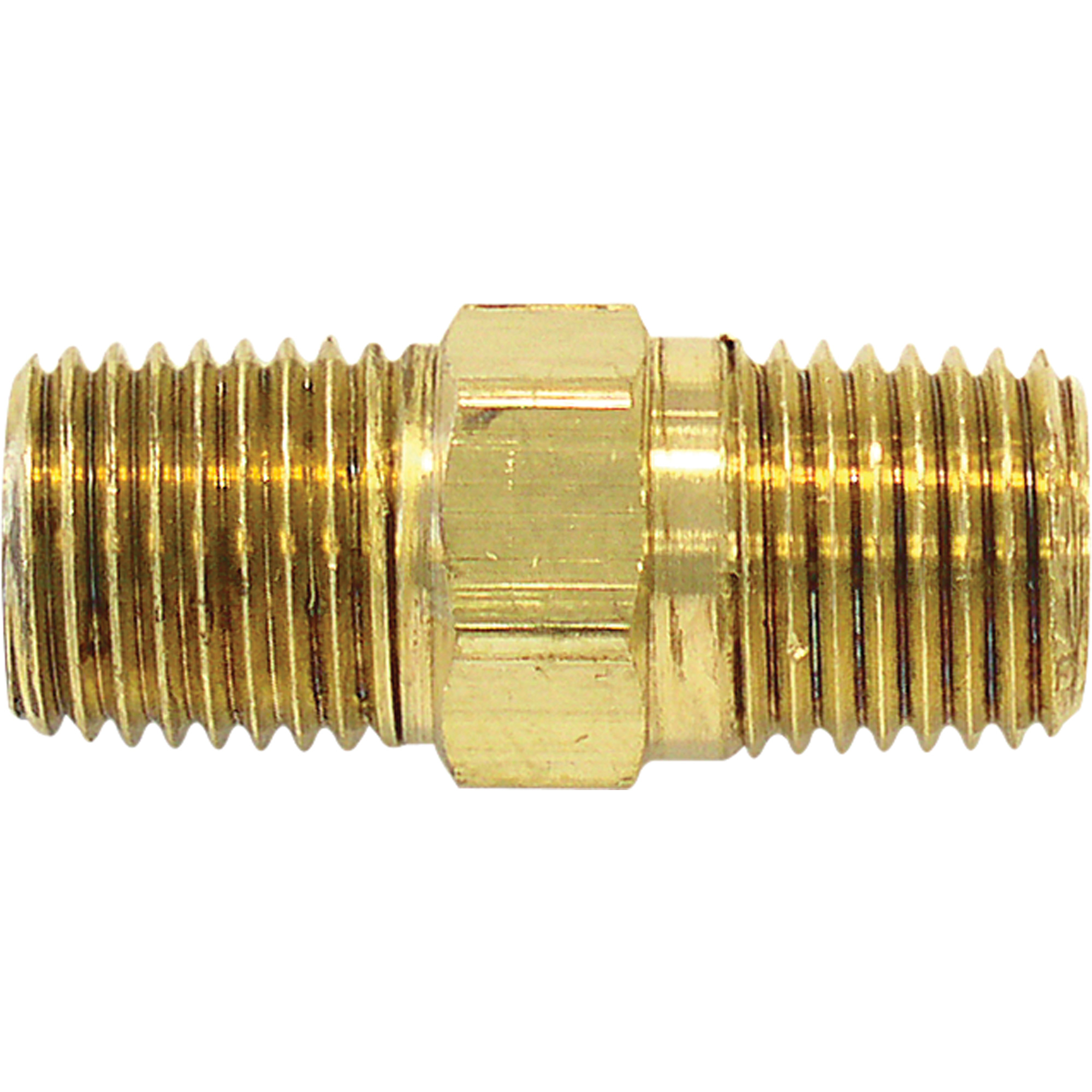 RACCORD,MALE HEXAGONAL,1"-1"NPT, LAITON, Laiton
