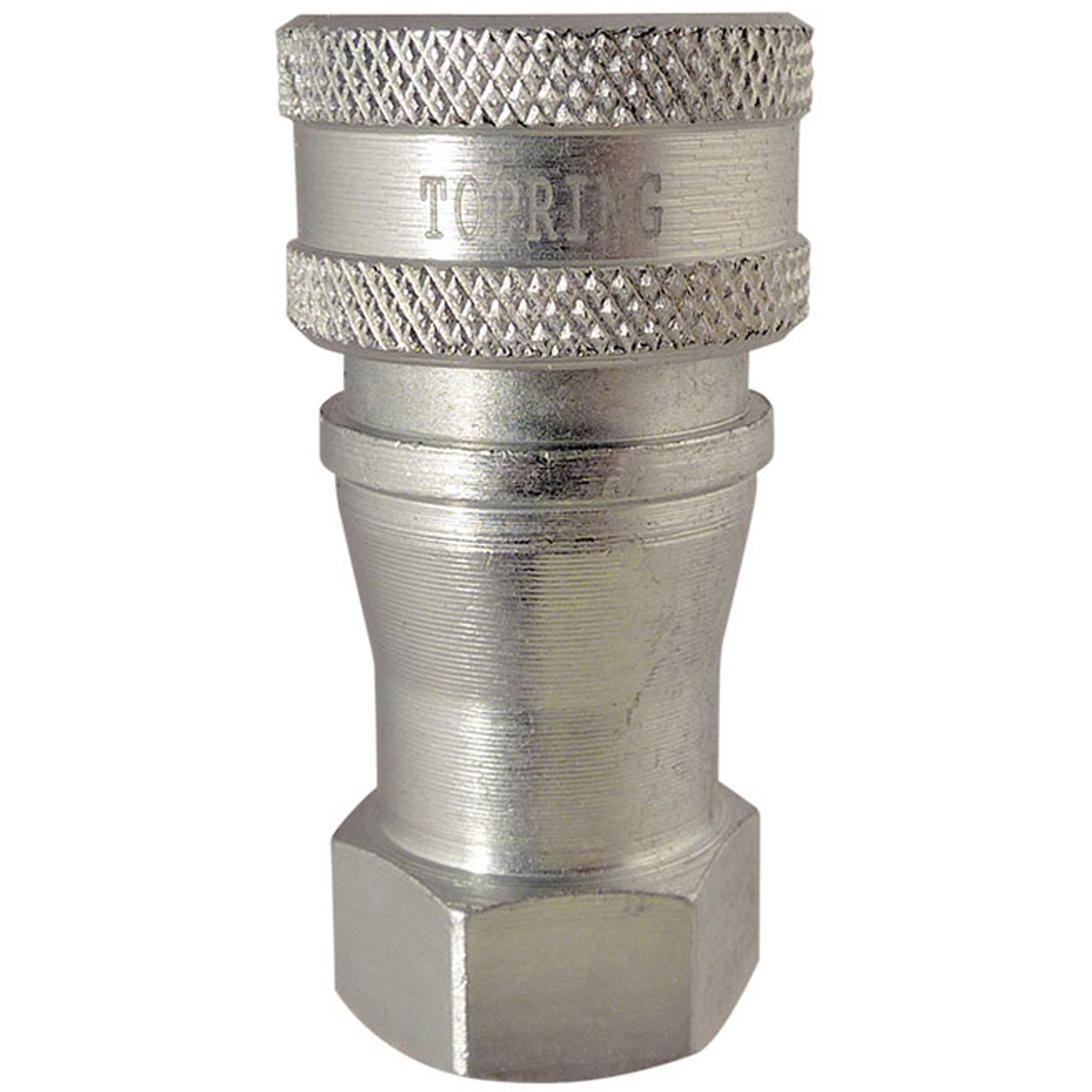 RACCORD HYDRAULIQUE FERMETURE 2 VOIES,1"NPT,ACIE, Laiton/Acier inoxydable
