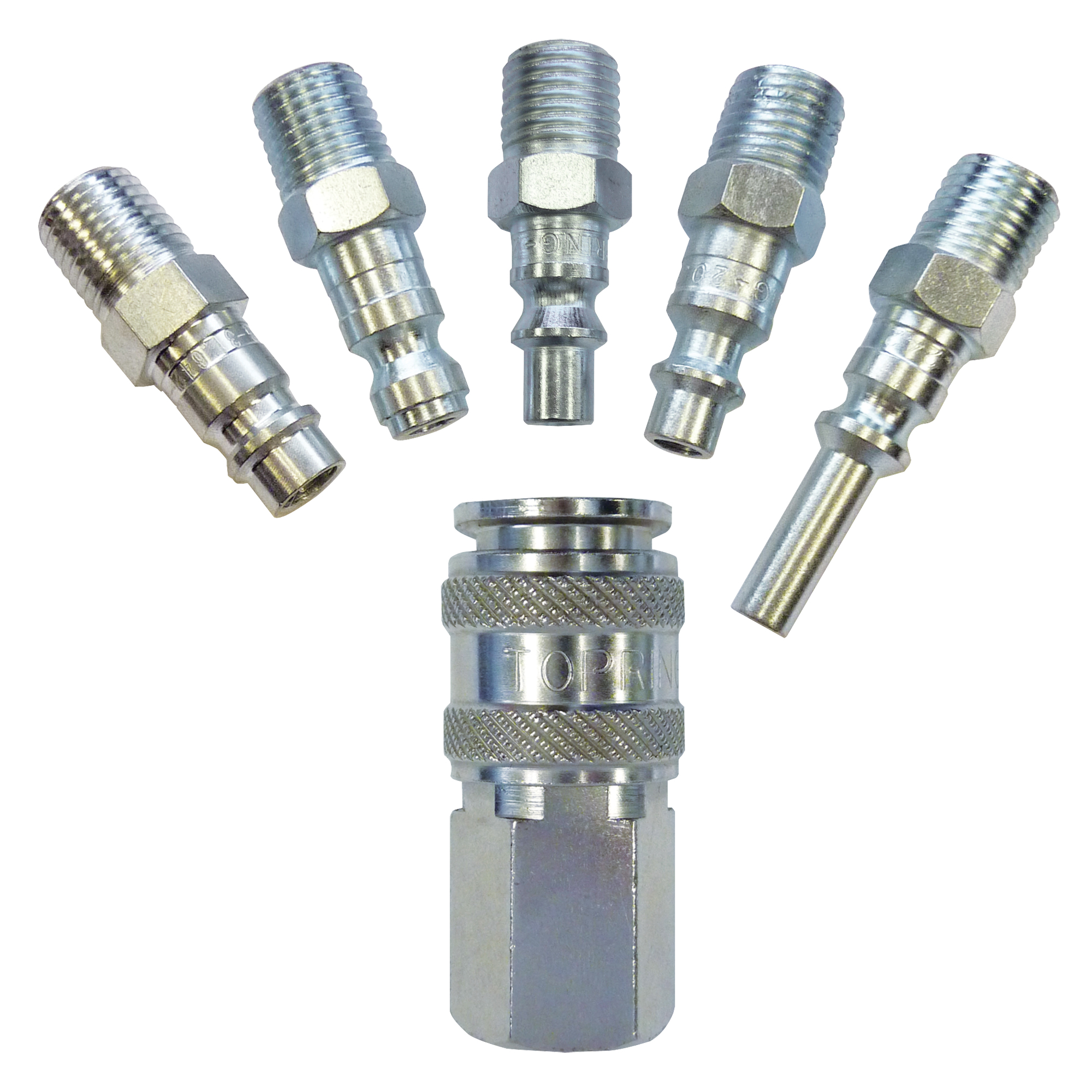 Raccord universel 5-en-1 Unimax, Acier nickelé