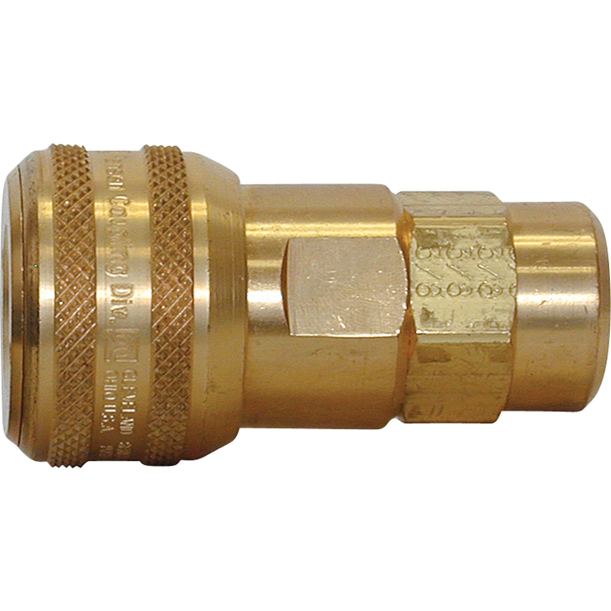 Raccords rapides - 1/2" industriel, à soupape/1 voie - Raccords automatiques, Laiton