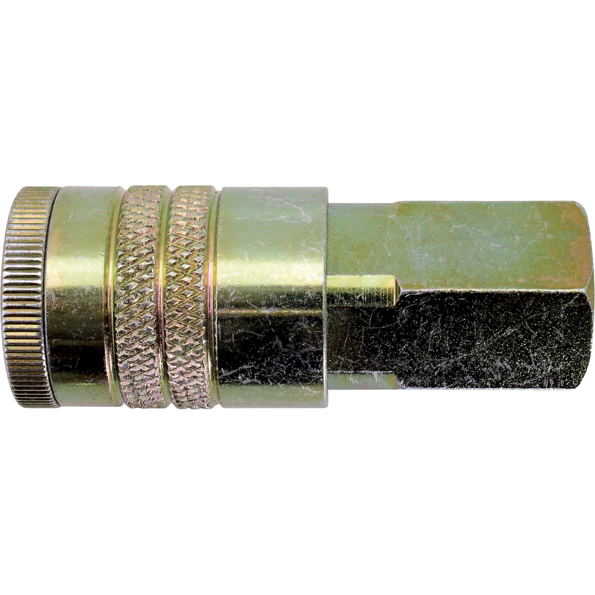 Raccords rapides - 1/2" industriel, à soupape/1 voie - Raccords manuels, Acier zingué