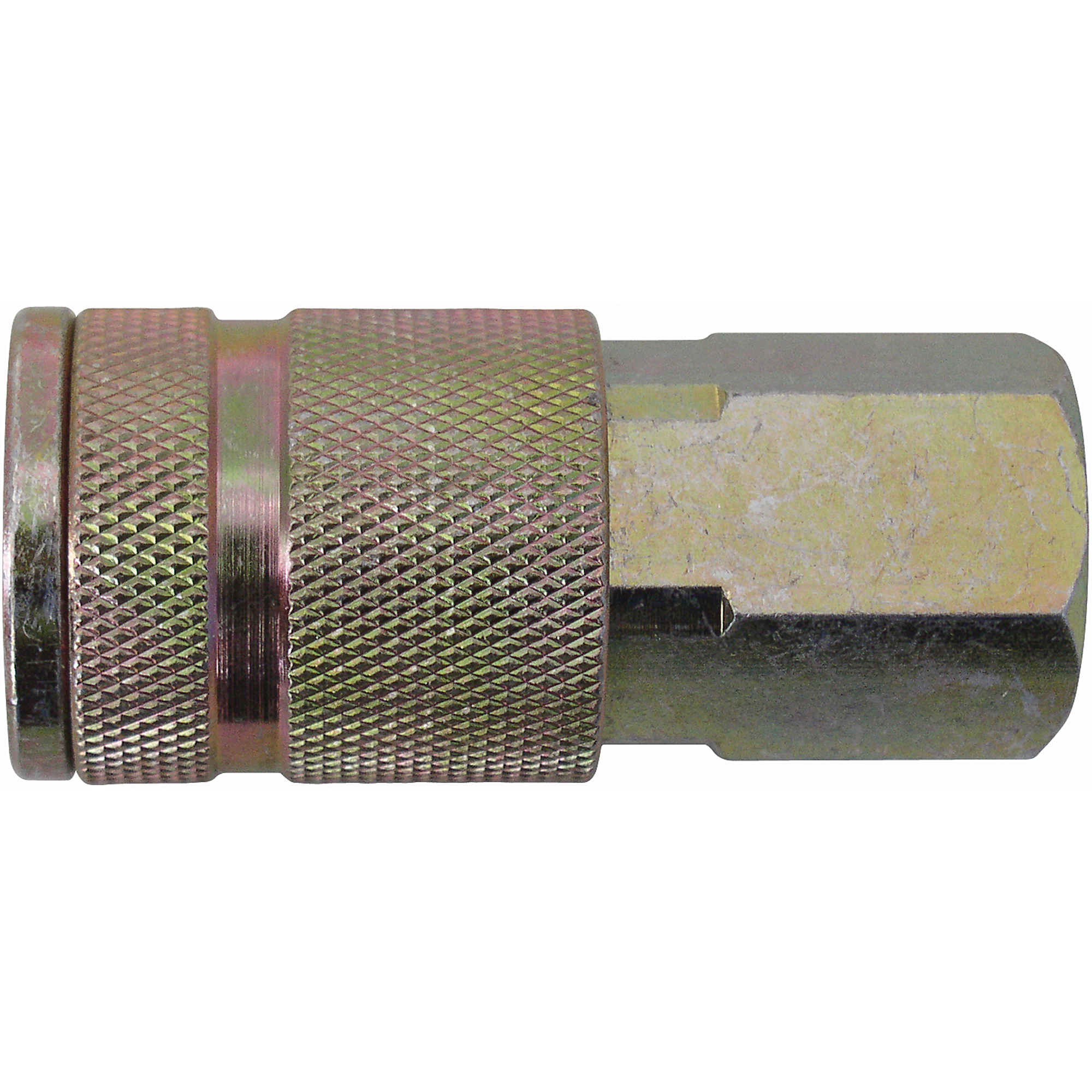 Raccords rapides - 3/8" industriel, à soupape/1 voie - Raccords manuels, Acier zingué