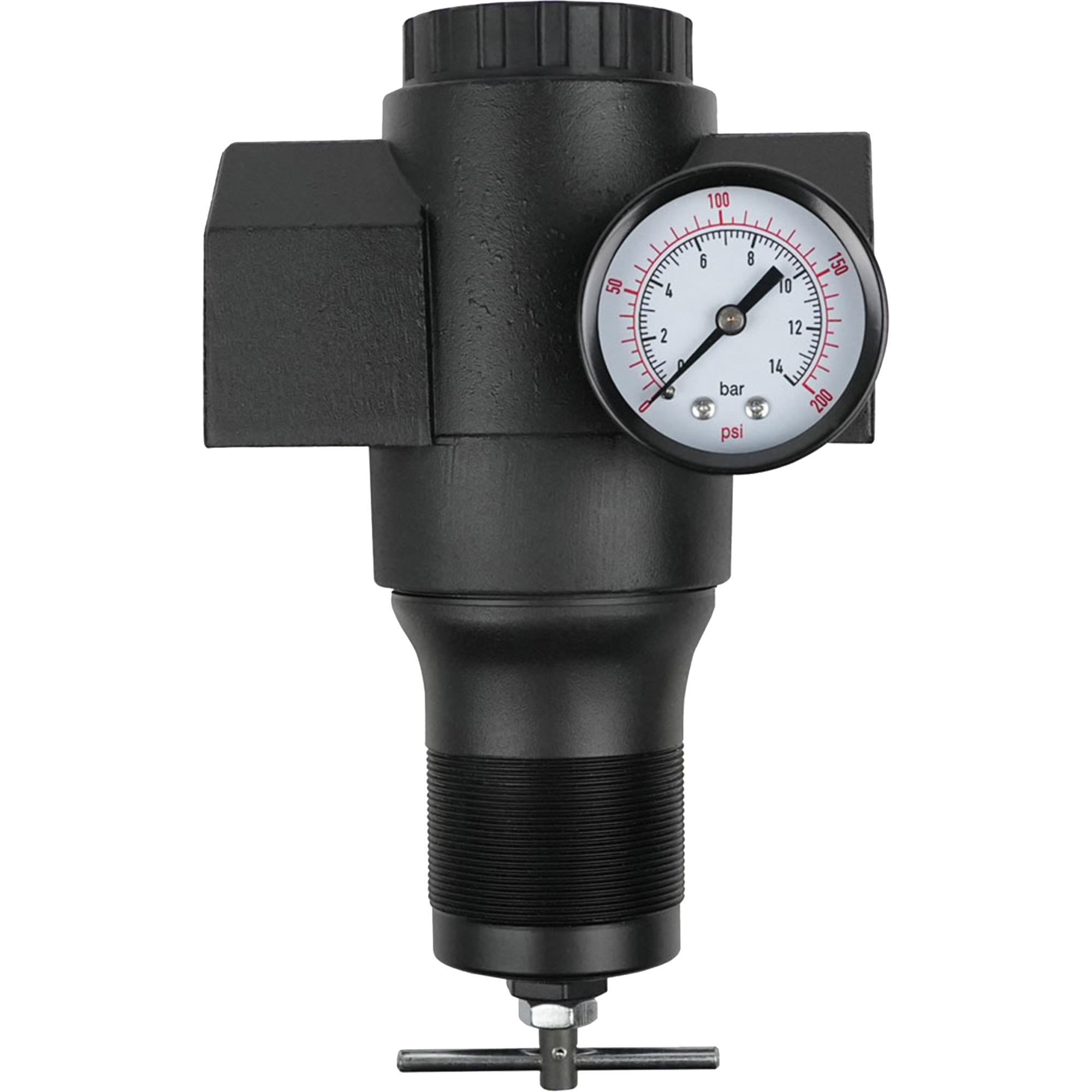 Régulateur en aluminium, 1-1/2" NPT, PSI max. de 300 psi, Canalisation