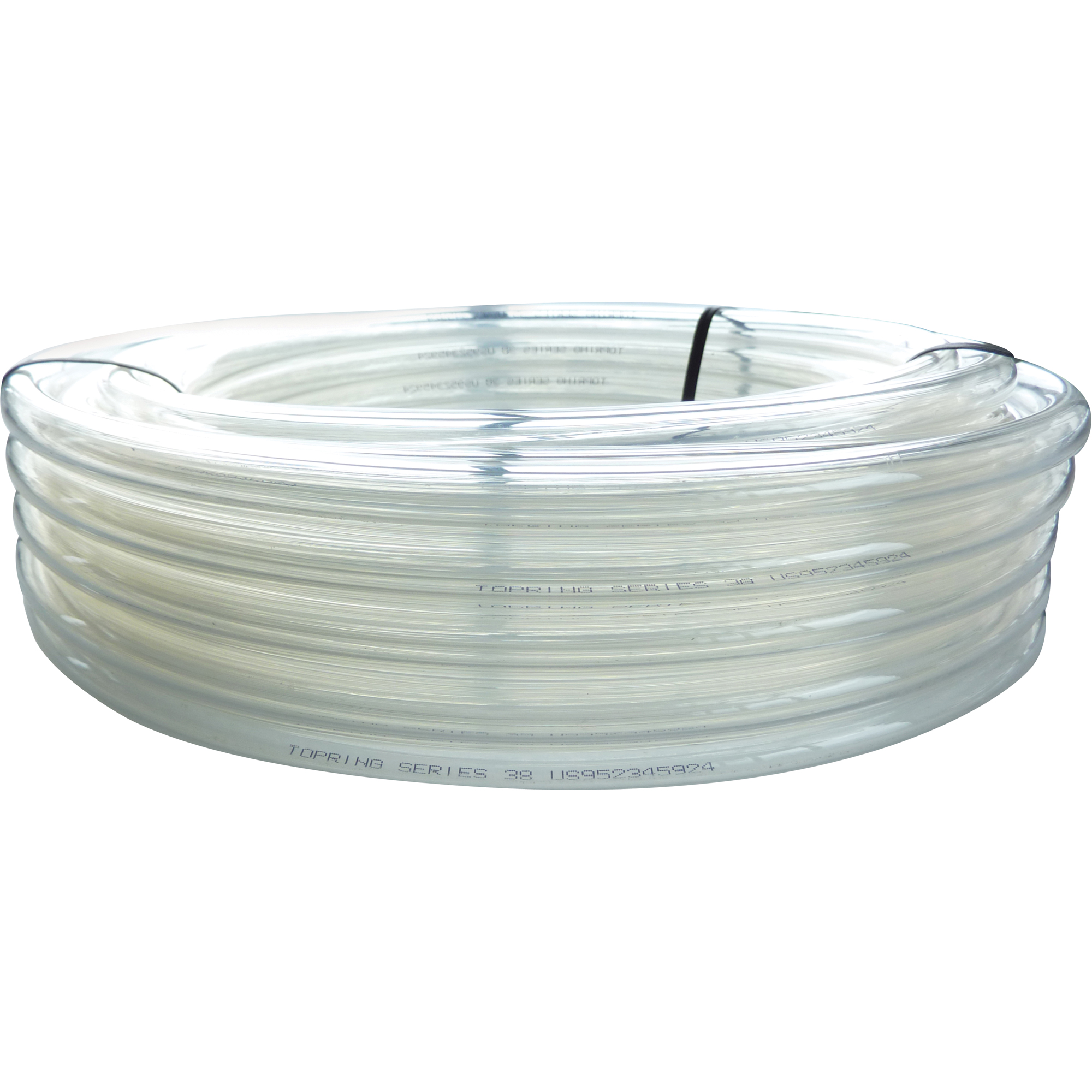 Tube, Air/Eau, 0,3125" DE x 100' lo, PVC, Transparent, 55 psi @ 20°C