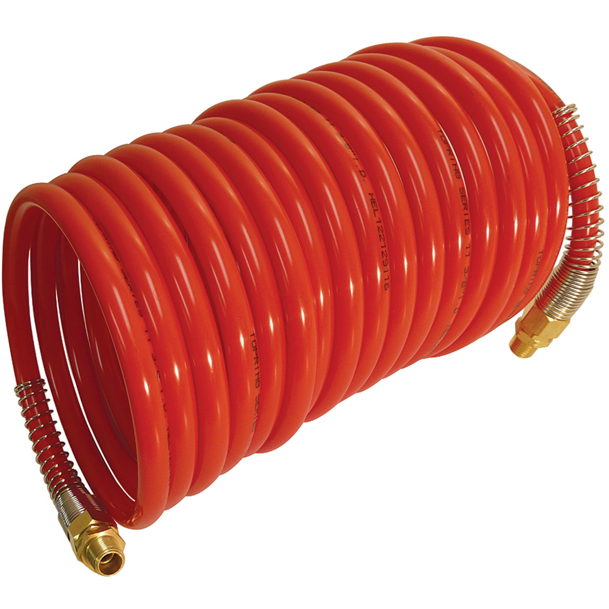 Tuyaux à air autorétractables en nylon de série 11, Air, 1/4" DI x 50' lo, Nylon, 200 psi à 23 °C