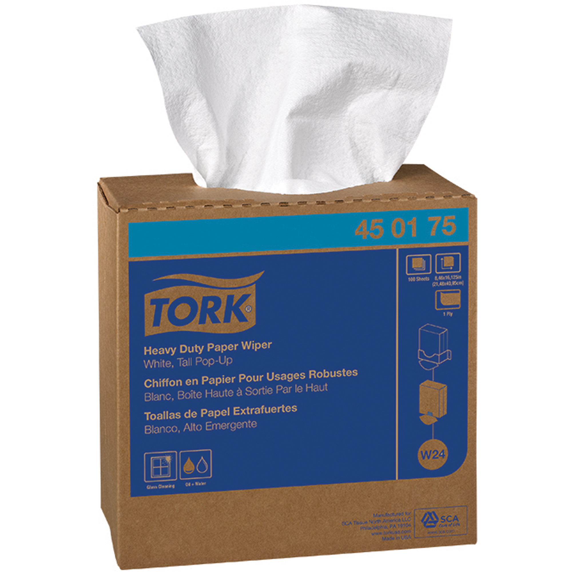 Chiffons Advanced 450, Tout usage, 16-1/2" lo x 9-1/3' la