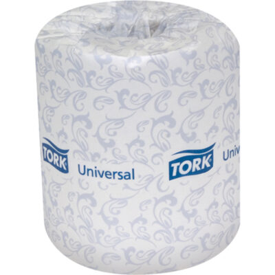 Papier hygiénique universel, 2 Pli, 500 Feuilles/Rouleu, Longueur 156,25', Blanc