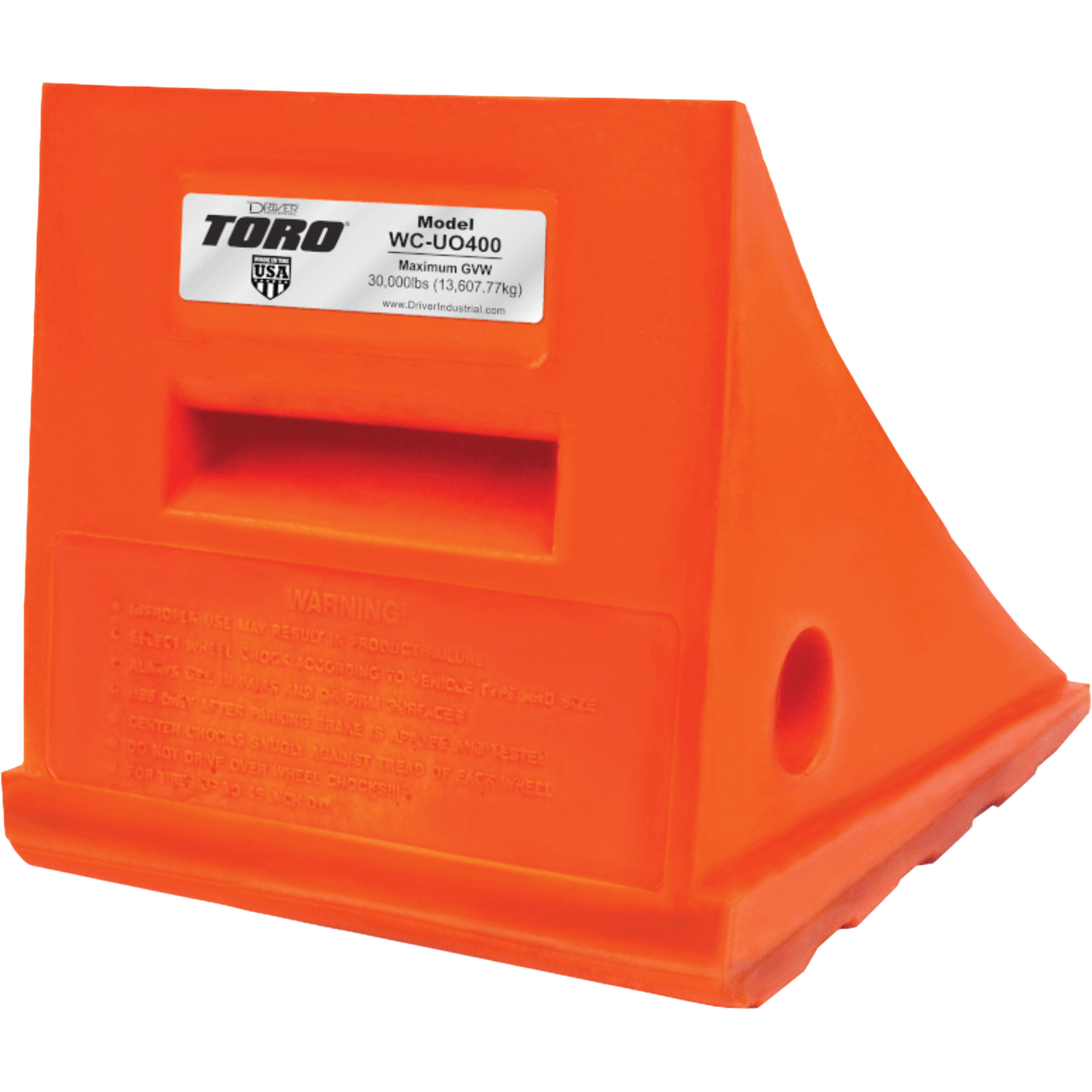 Cale-roue polyvalente de 15 tonnes, Uréthane, Orange – Image 2