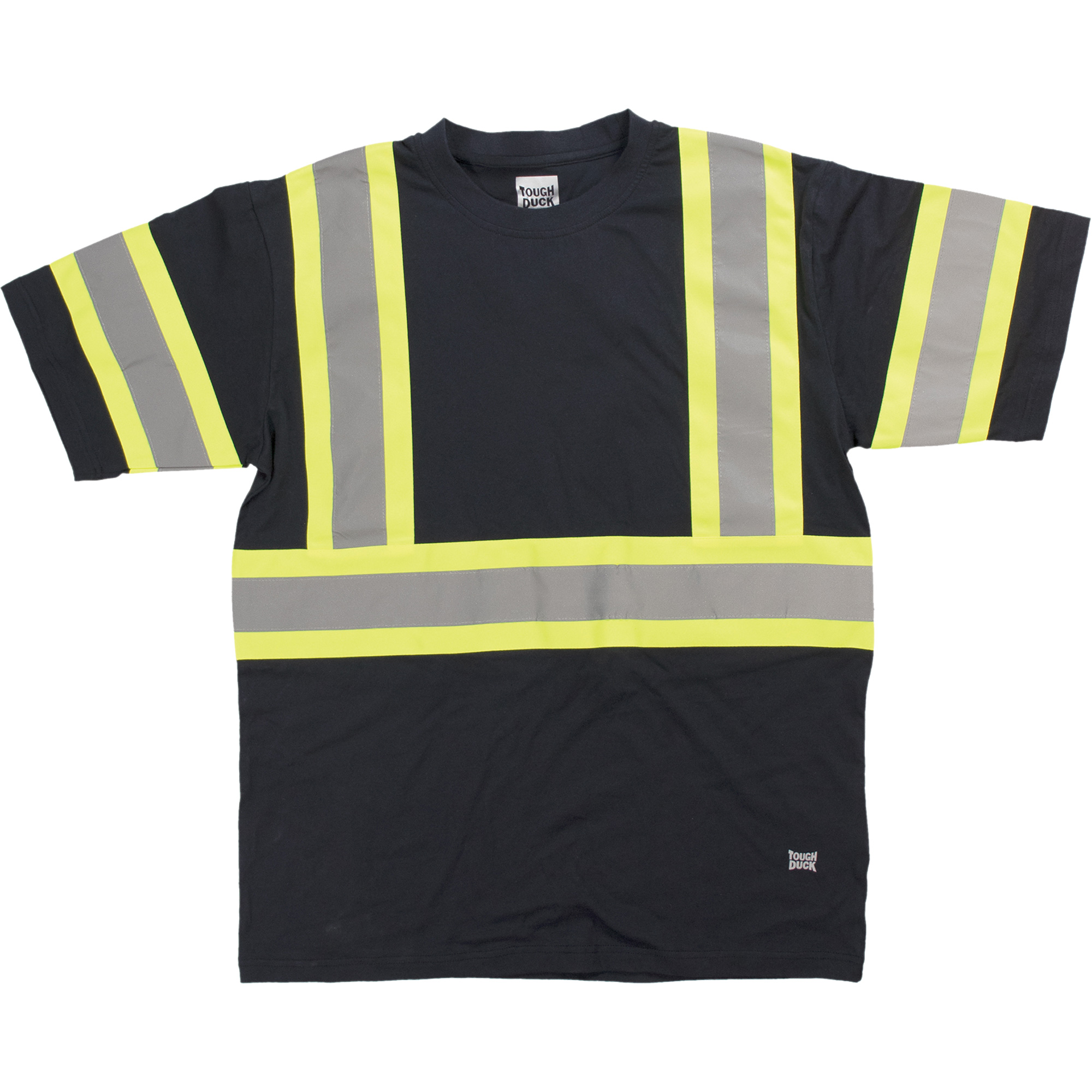 Chemise de sécurité à manches courtes, Coton, 5T-Grand, Noir