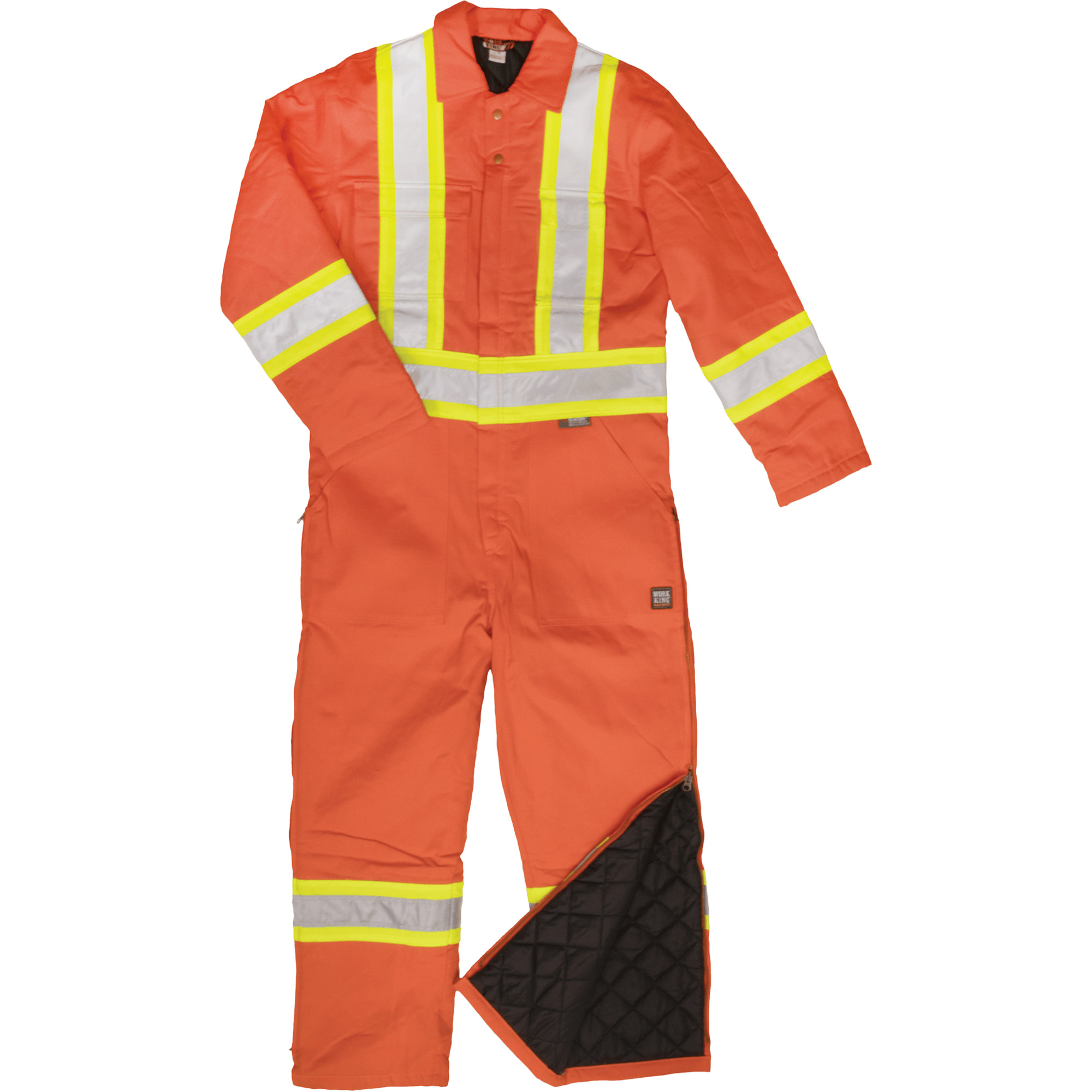 Combinaison en toile avec bandes réfléchissantes, 4T-Grand, Orange