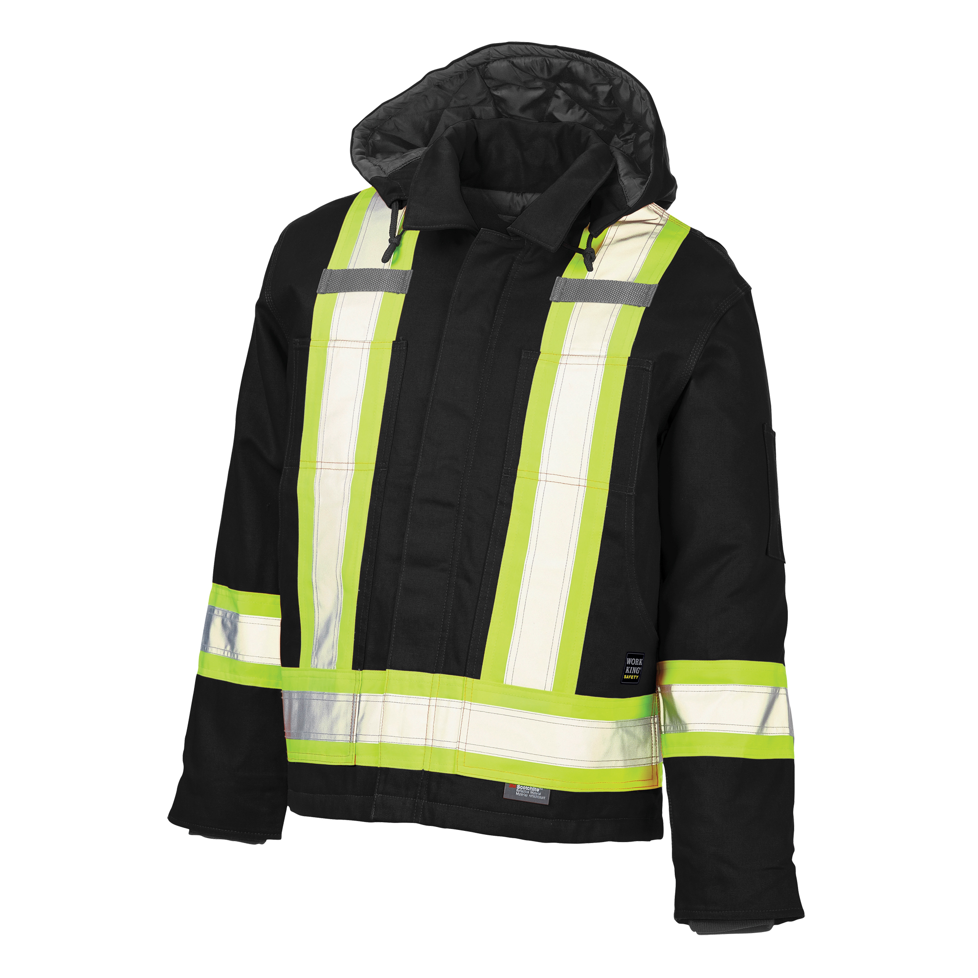 Manteau de sécurité, Noir, 4T-Grand
