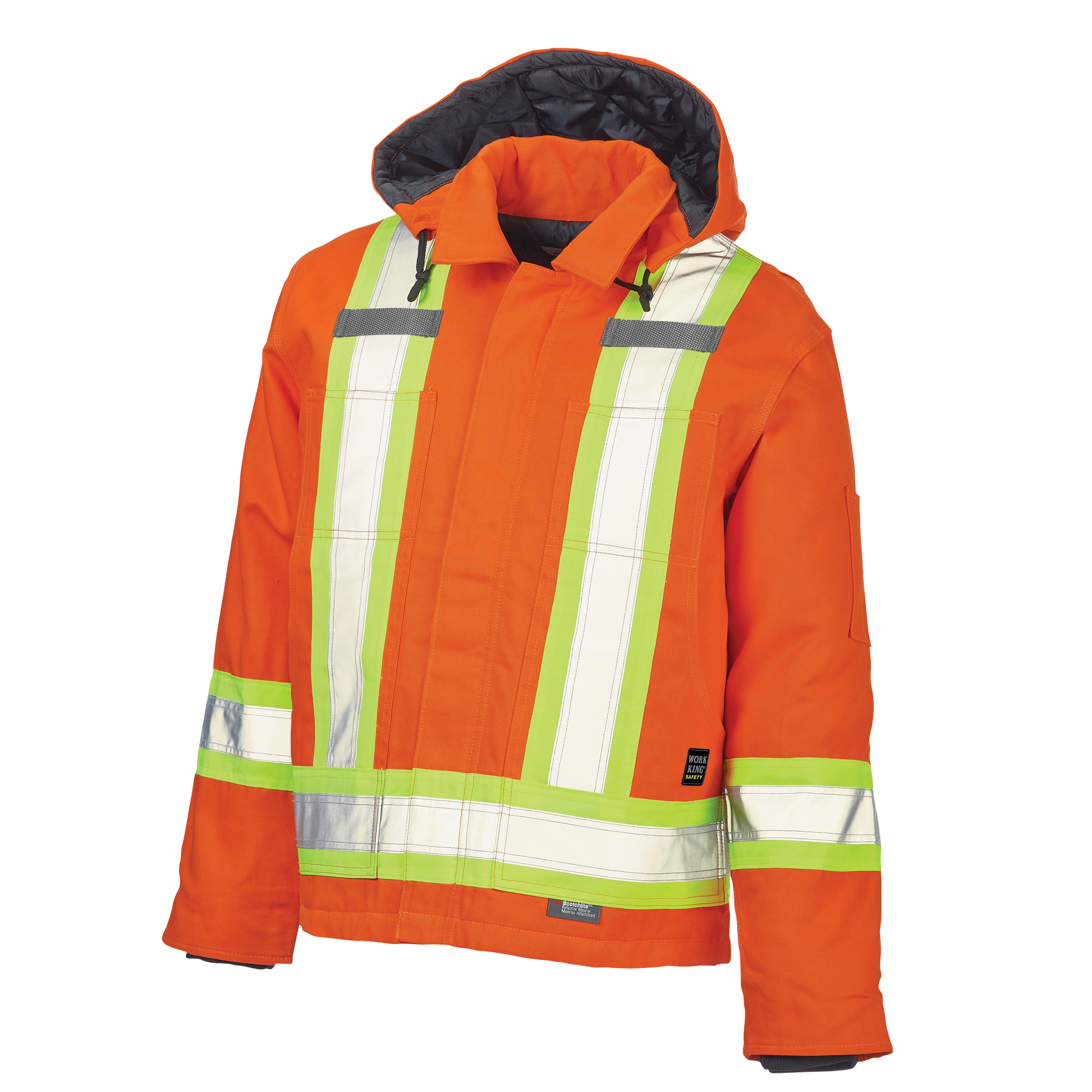 Manteau de sécurité, Orange haute visibilité, 2T-Grand