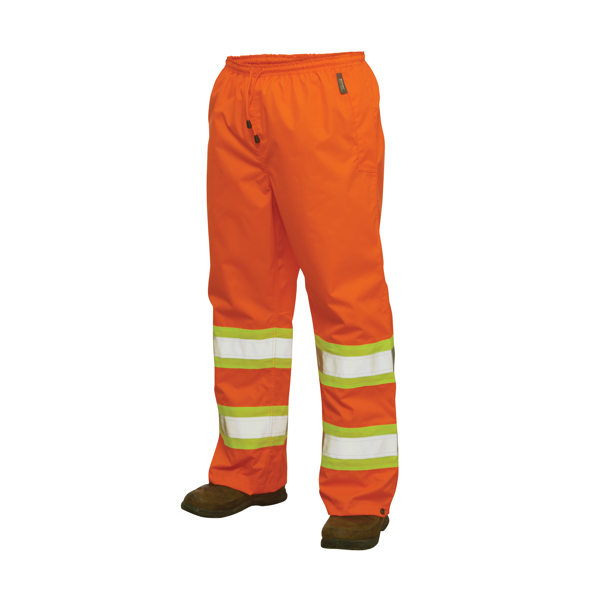 Pantalons imperméables de sécurité 300 deniers, Polyester, 5T-Grand, Orange haute visibilité