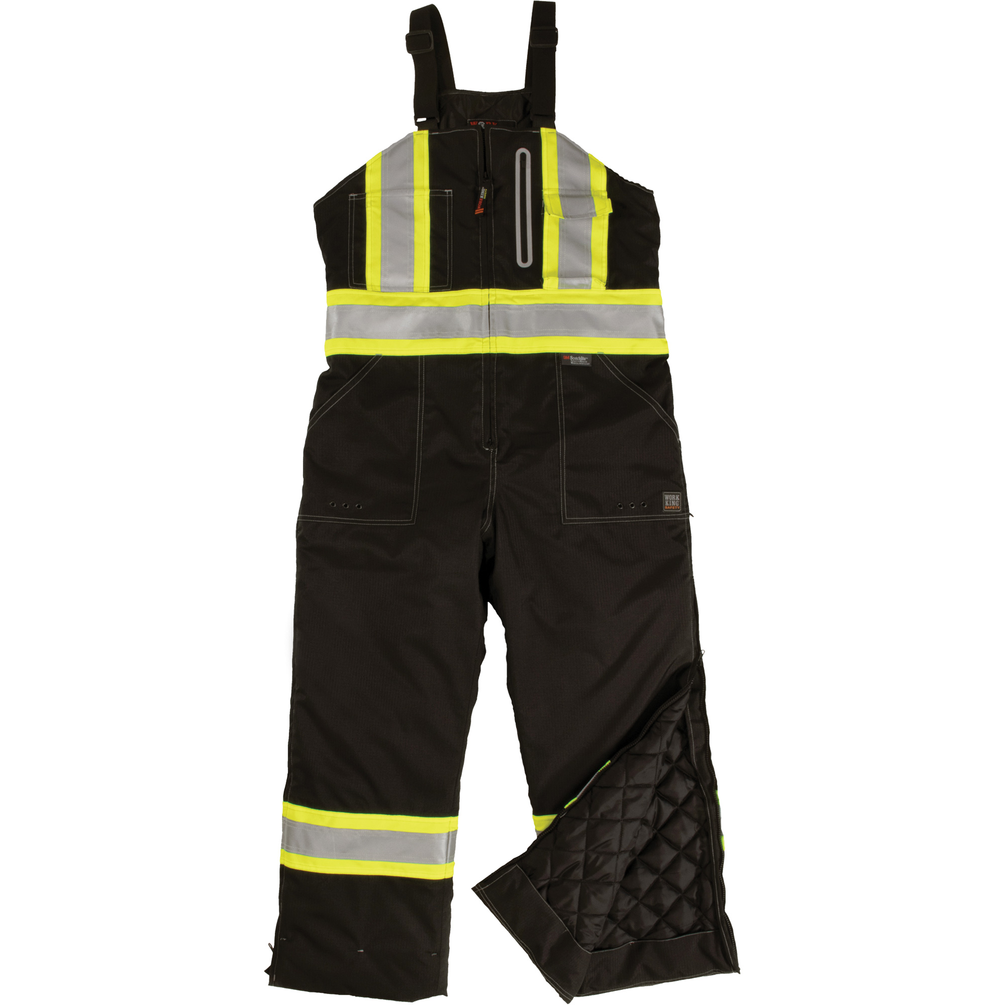 Salopette de sécurité isolante en tissu indéchirable, Polyester, T-Grand, Noir
