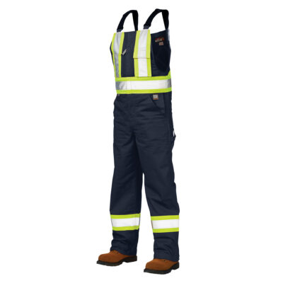 Salopettes de sécurité non doublée, Poly-coton, 3T-Grand, Bleu marine