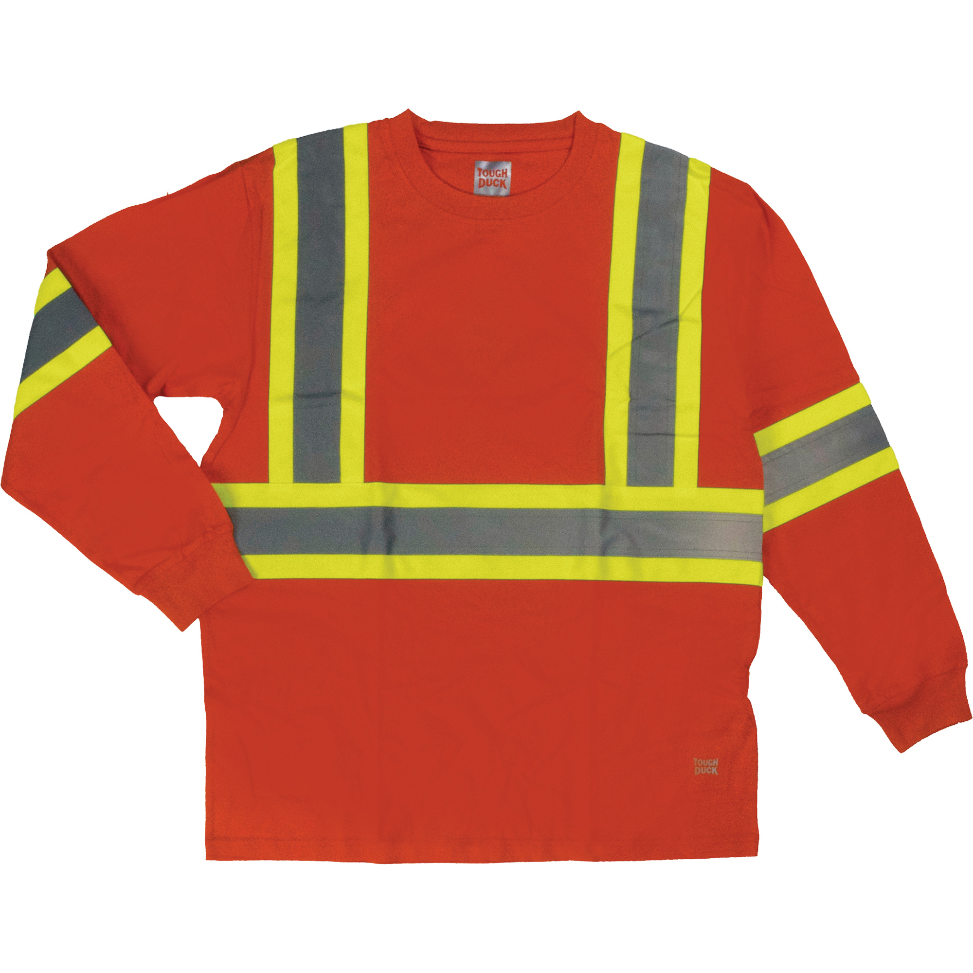 T-shirt de sécurité à manches longues, Coton, 5T-Grand, Orange haute visibilité