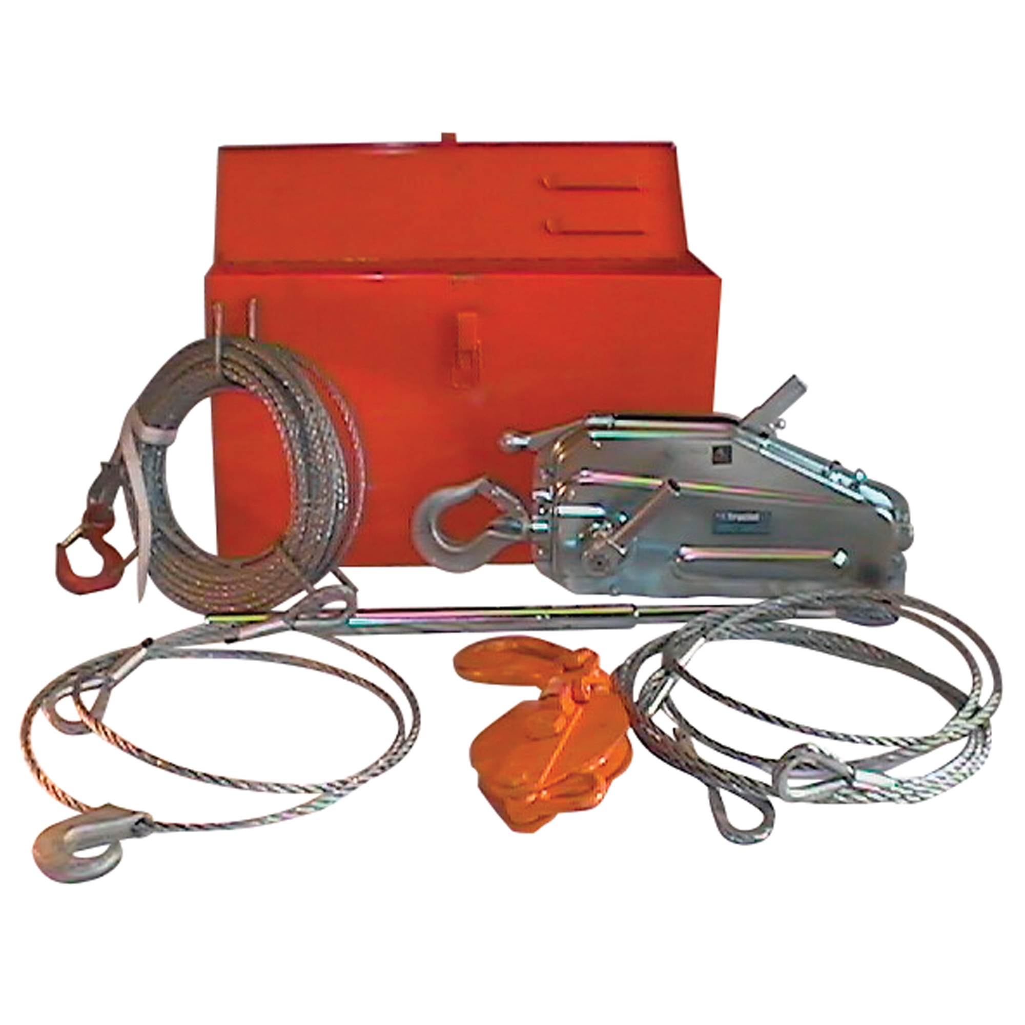 Palan à câble d'acier TirforMD TU17 en ensemble de récupération, Diamètre du fil 5/16", Capacité 2000 lb (1 tonne)