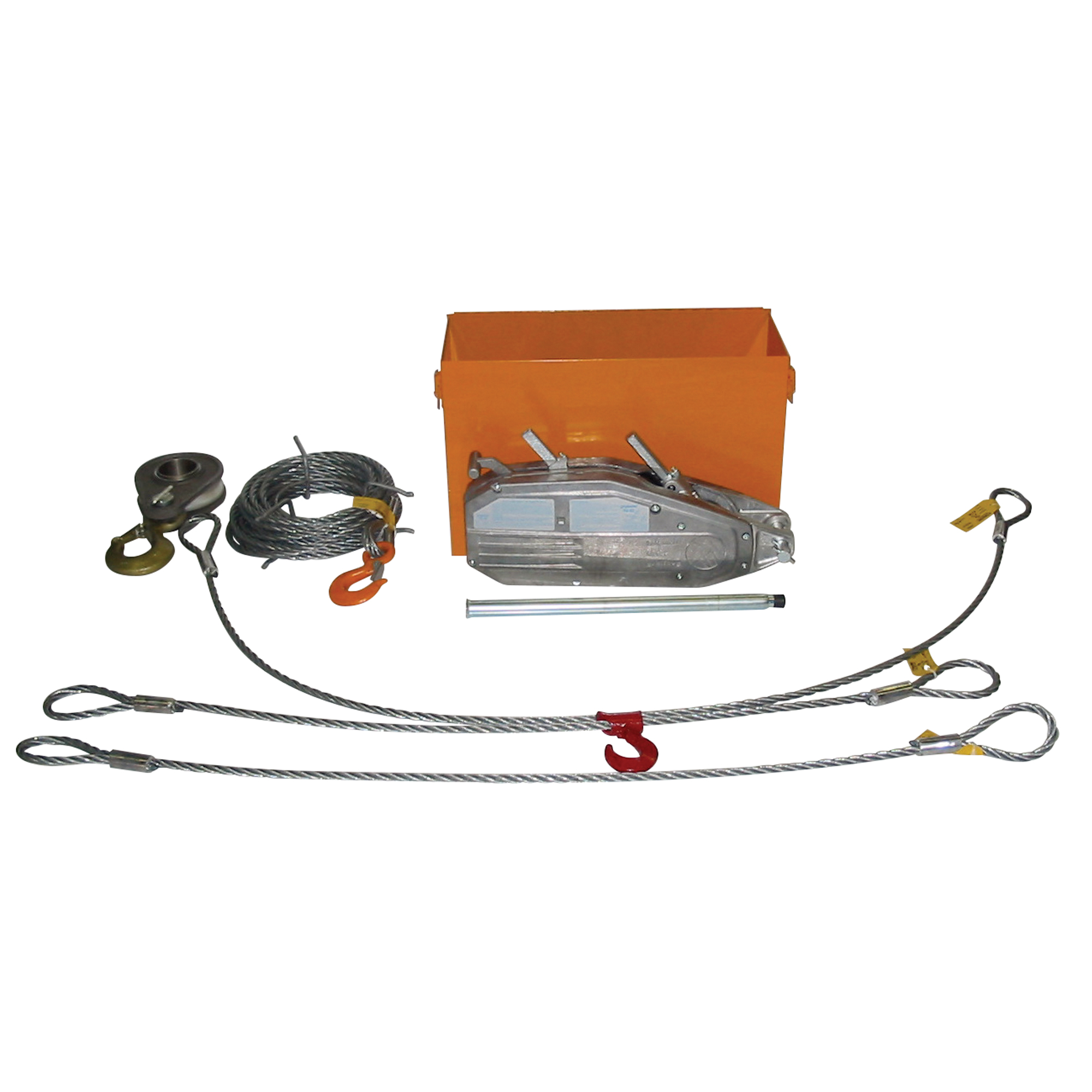Palan à câble d'acier TirforMD TU32 en ensemble de récupération, Diamètre du fil 5/8", Capacité 8000 lb (4 tonnes)