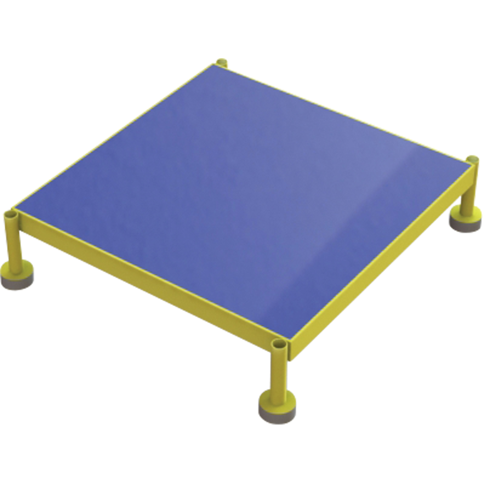 Plateforme de travail en une étape à hauteur réglable, 24" la x 24" pr, Capacité de 800 lb, Entièrement soudé