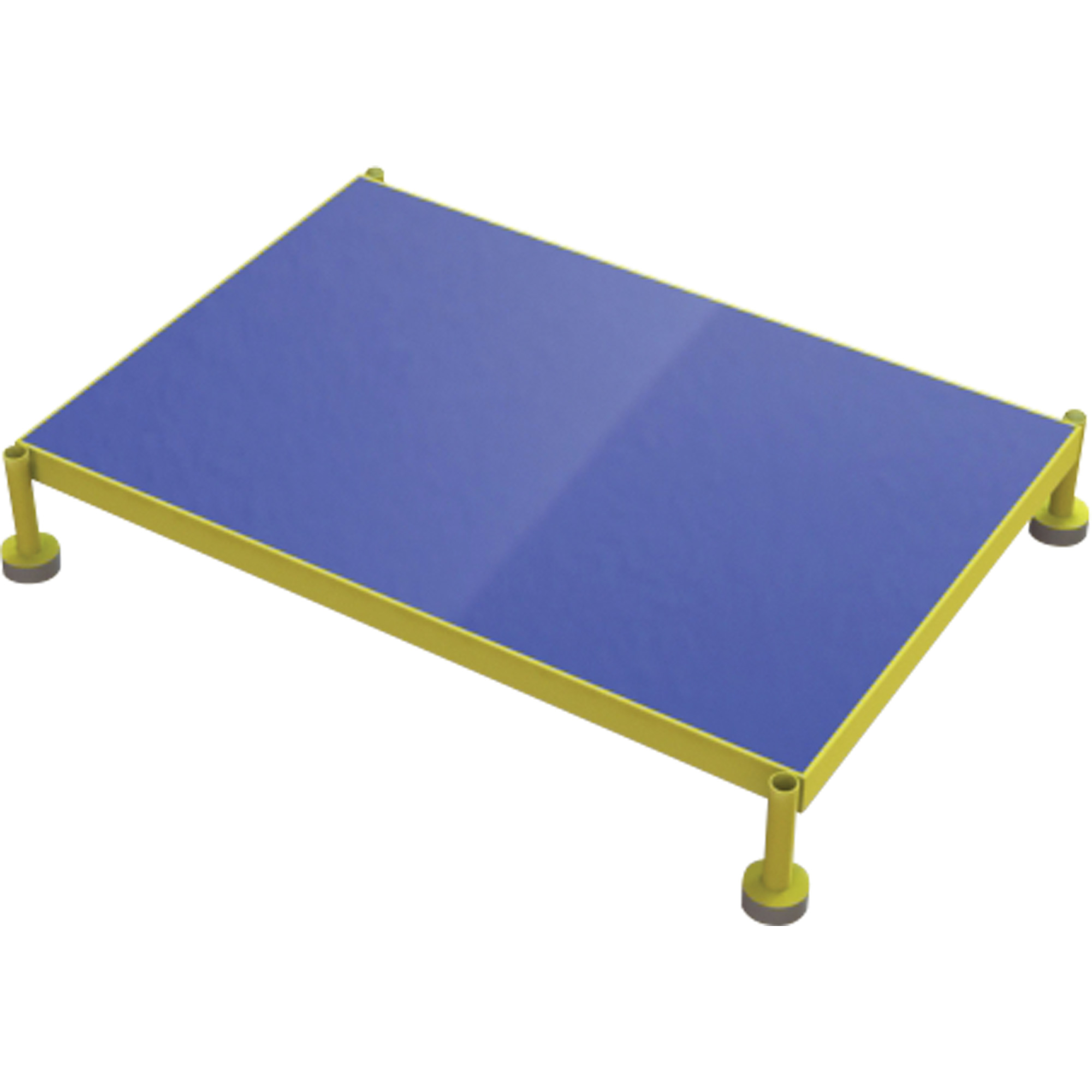 Plateforme de travail en une étape à hauteur réglable, 24" la x 36" pr, Capacité de 800 lb, Entièrement soudé