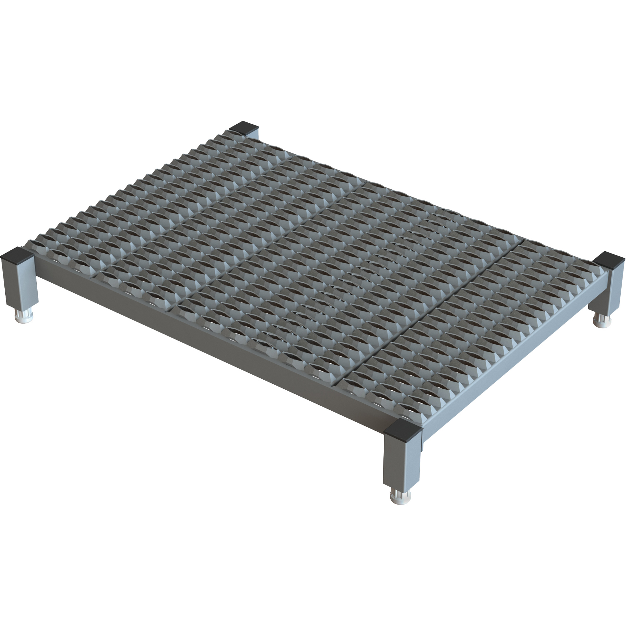 Plateforme de travail en une étape à hauteur réglable, 24" la x 36" pr, Capacité de 800 lb, Entièrement soudé