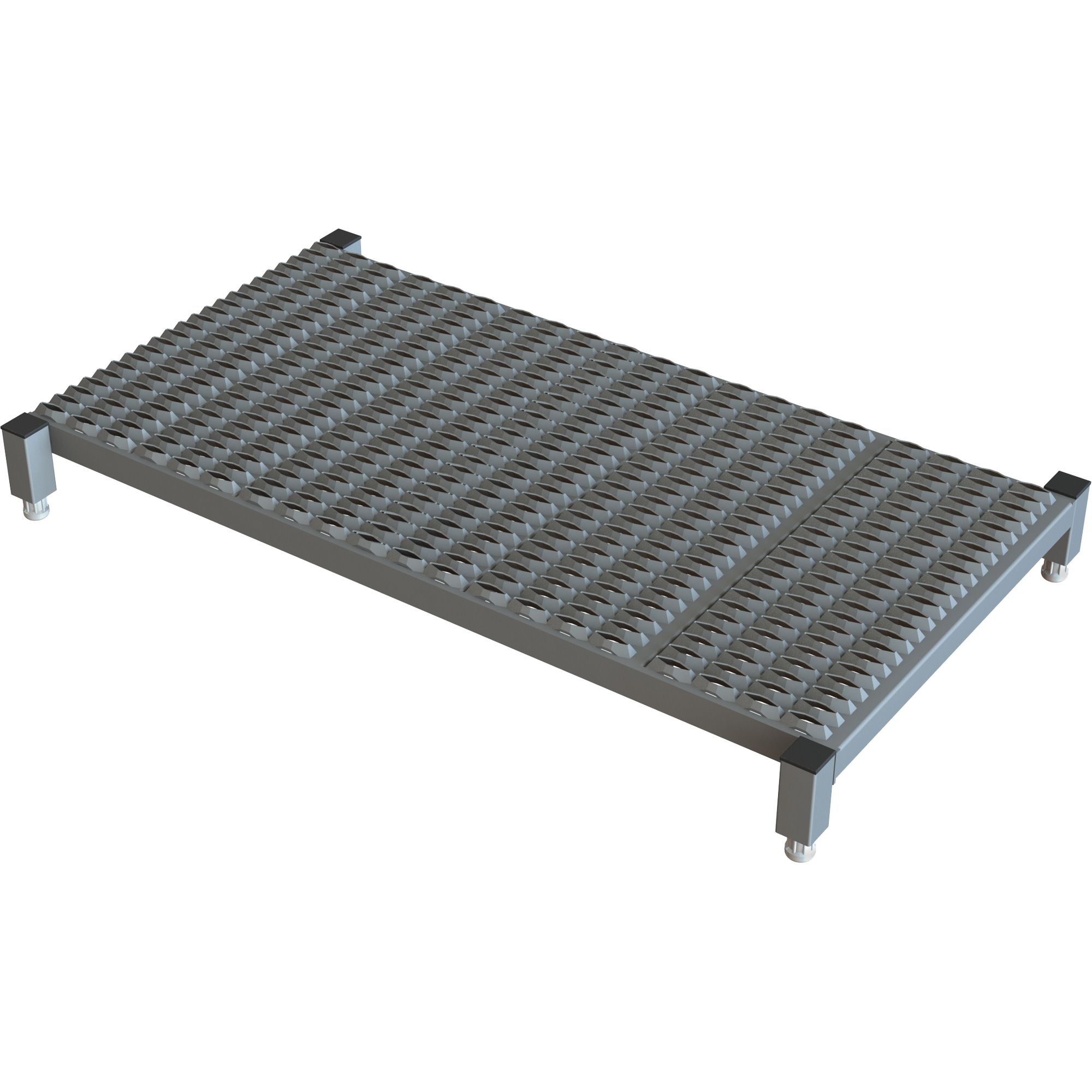 Plateforme de travail en une étape à hauteur réglable, 24" la x 48" pr, Capacité de 800 lb, Entièrement soudé