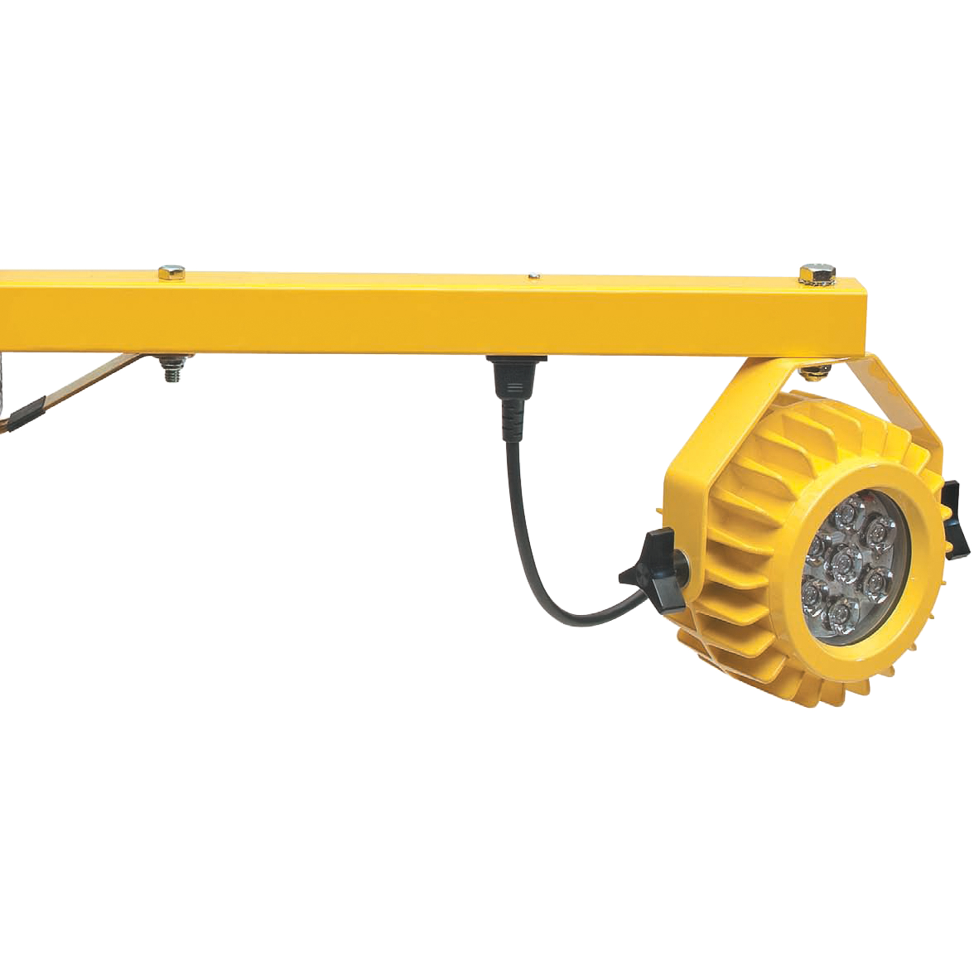 Lampes pour quais de chargement robustes, Bras 24", 300 W, Ampoule DEL, Métal