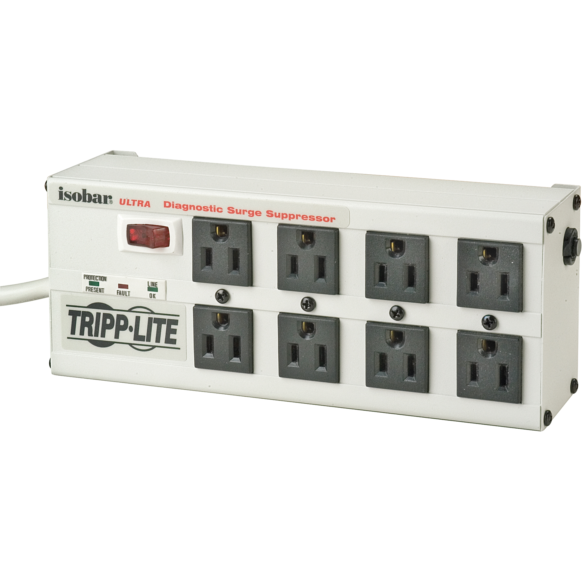 Limiteurs de surtension IsobarMD, 8 Prises, 3840 J, 1440 W, Cordon 12'