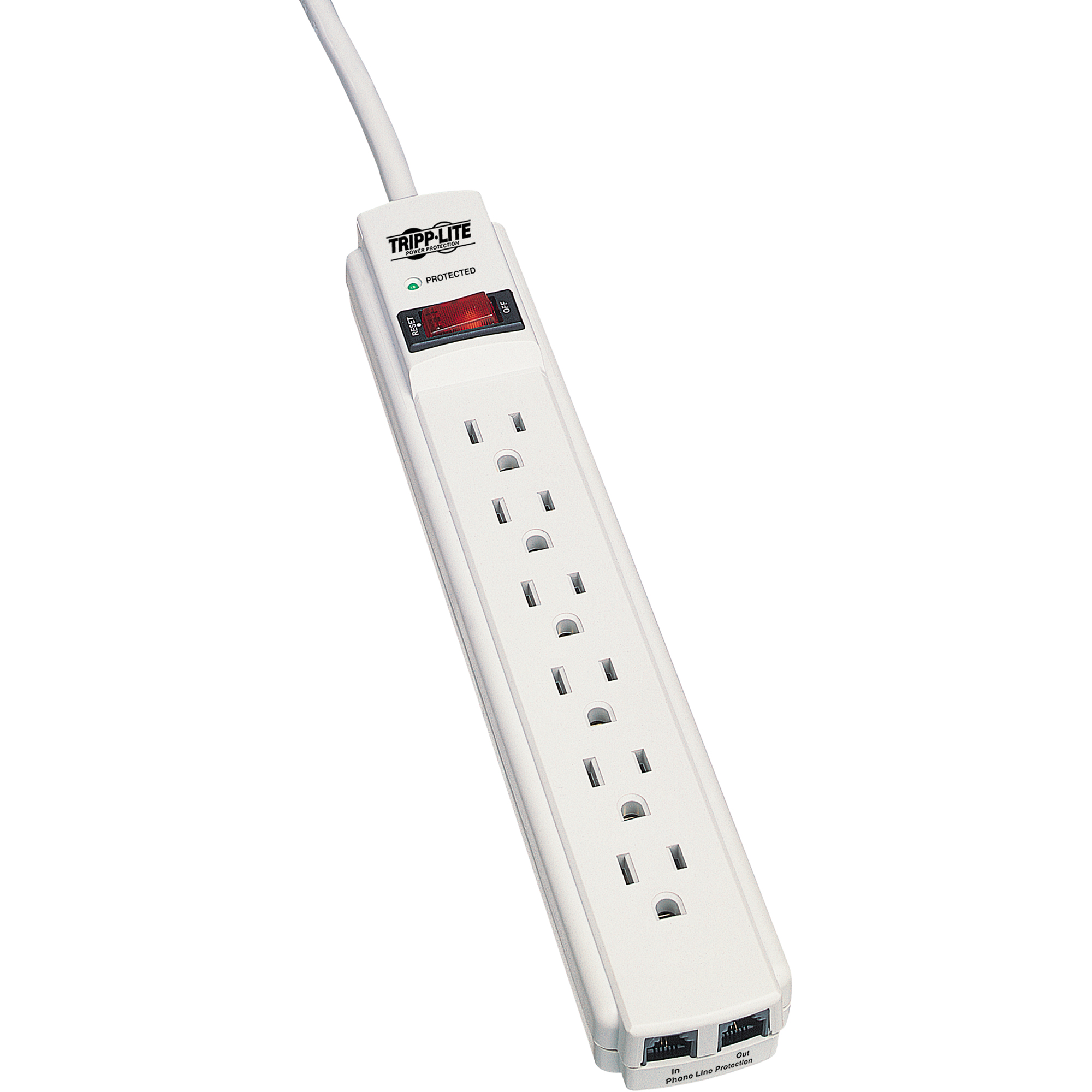Limiteurs de surtension Protect-It, 6 Prises, 720 J, 1800 W, Cordon 4'