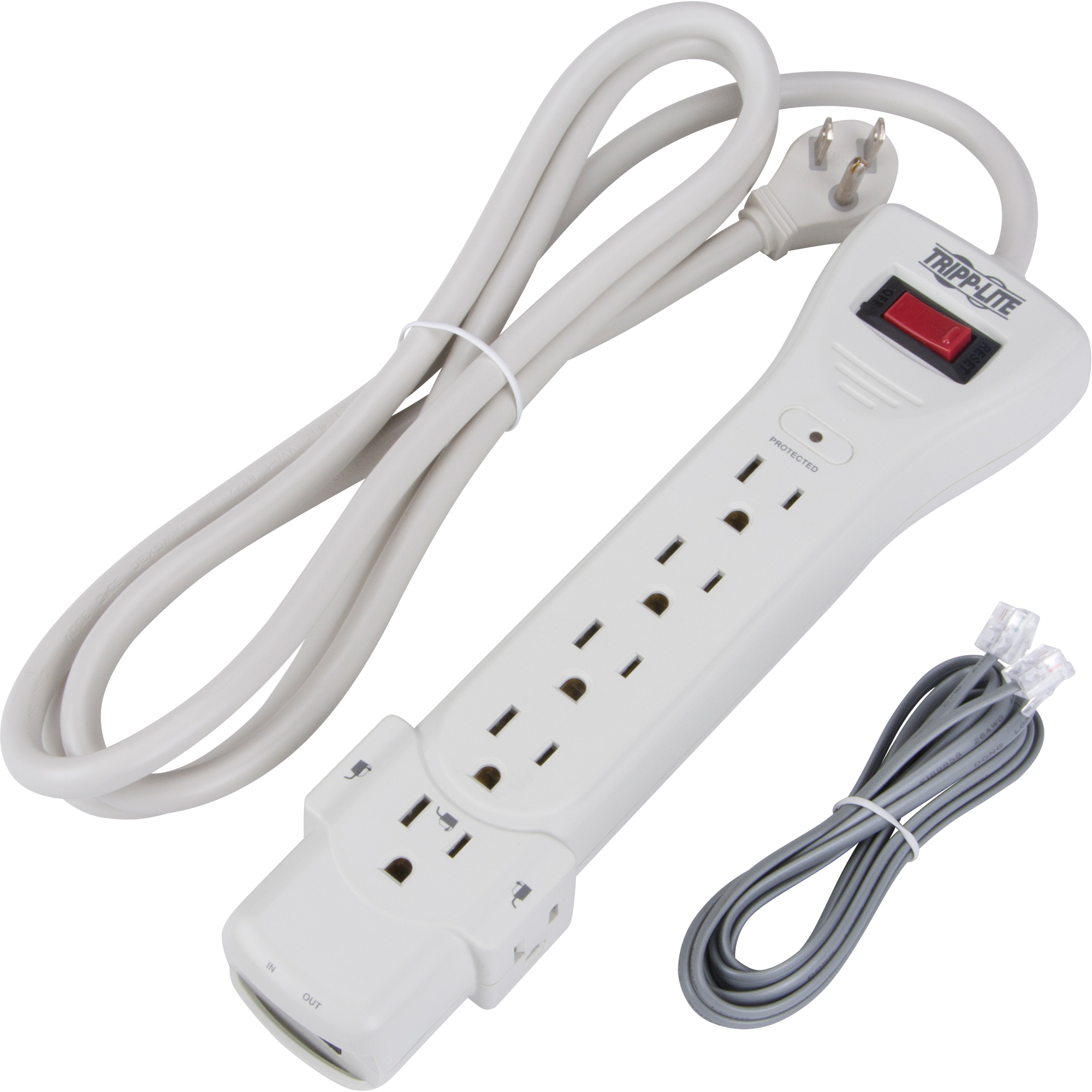 Limiteurs de surtension Protect-It, 7 Prises, 1080 J, 1800 W, Cordon 6'