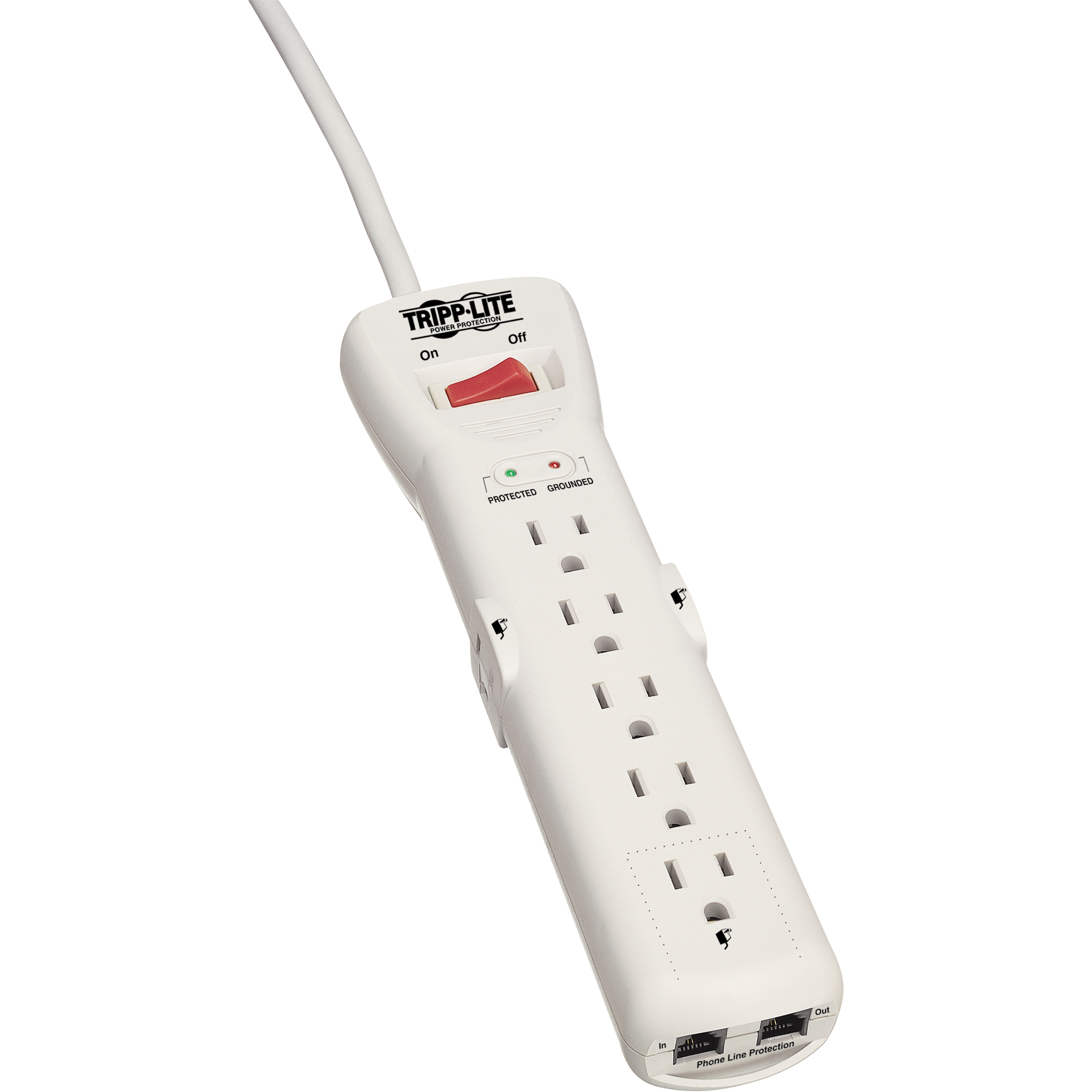 Limiteurs de surtension Protect-It, 7 Prises, 2470 J, 1800 W, Cordon 7'