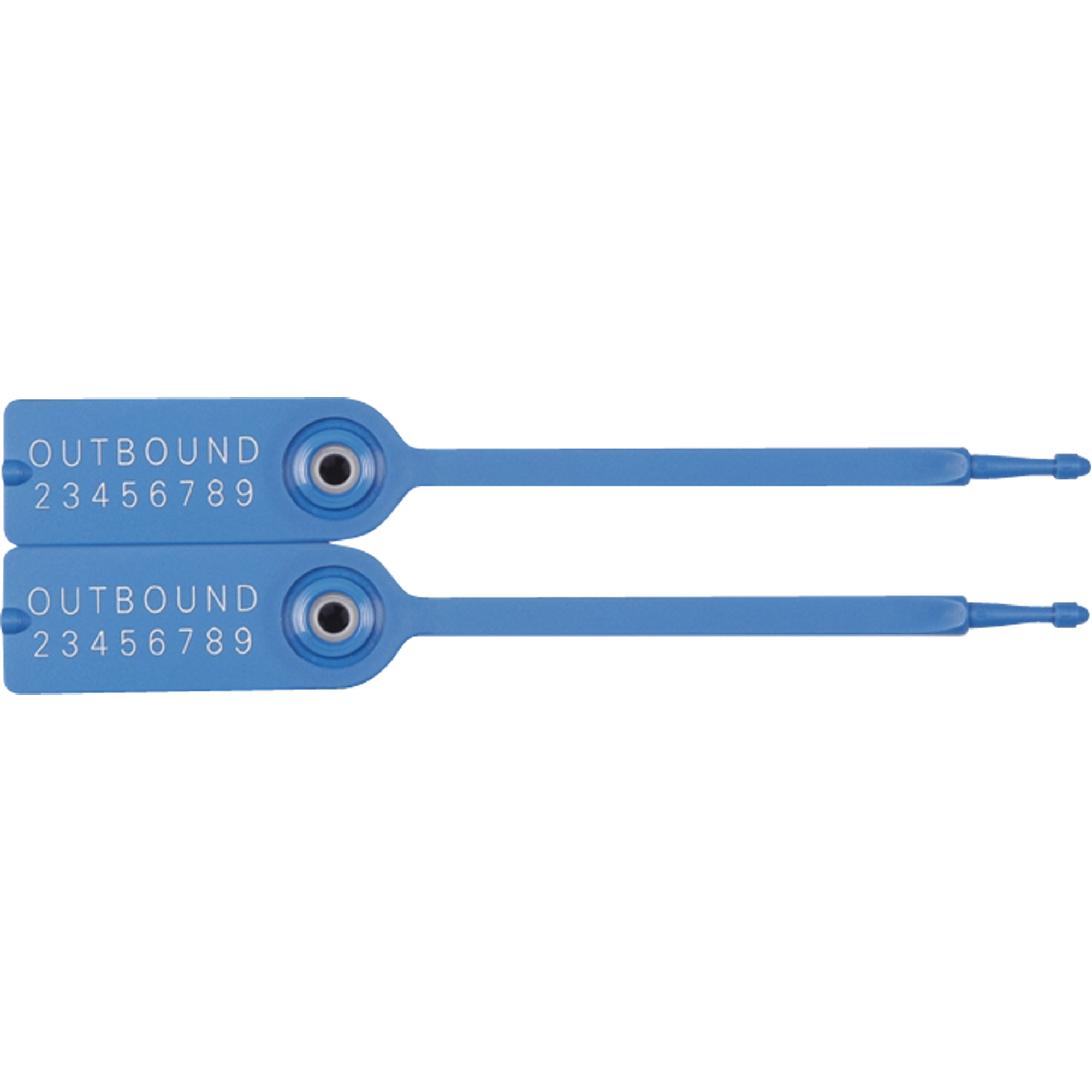 Scellés pour bacs de manutention GeminiMD, 7-1/4", Plastique, Pousser et tirer