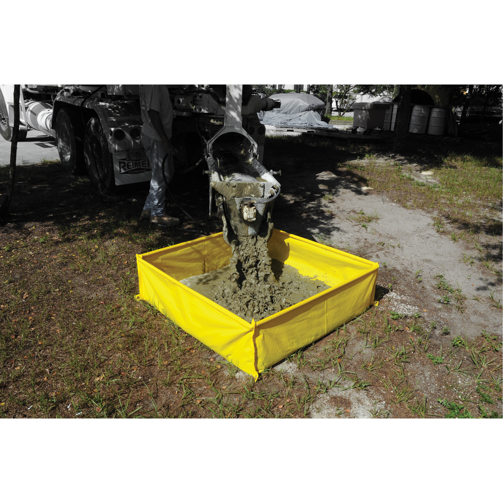 Bassin de préparation des sacs Ultra-Aqua, 48" lo x 48" la x 14" h, 139 gal. US Capacité