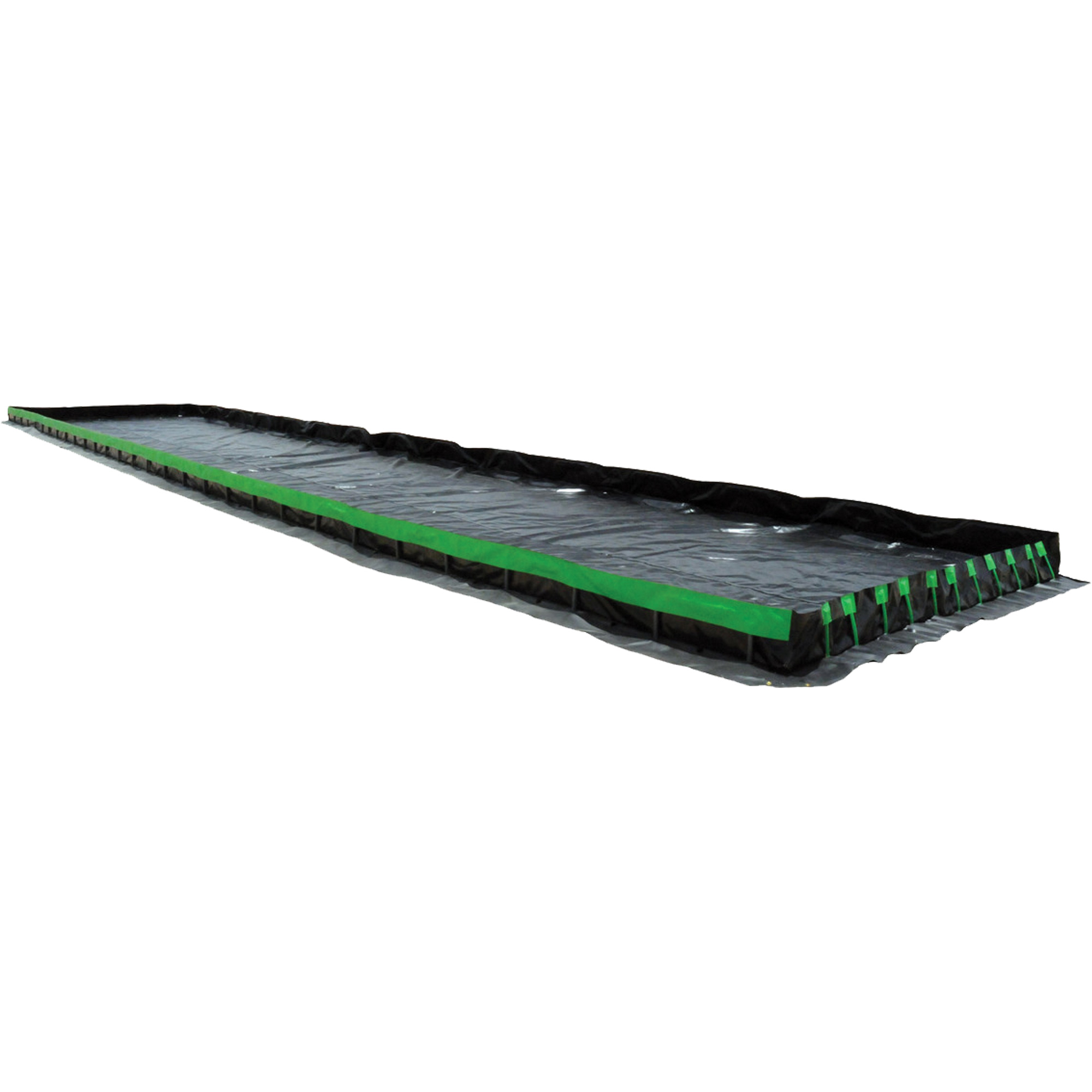 Berme Ultimate Copolymer 2000 Ultra-Containment BermMD, Capacité 5864 gal. US, 14' la x 56' lo x 12" h, Support à charnière