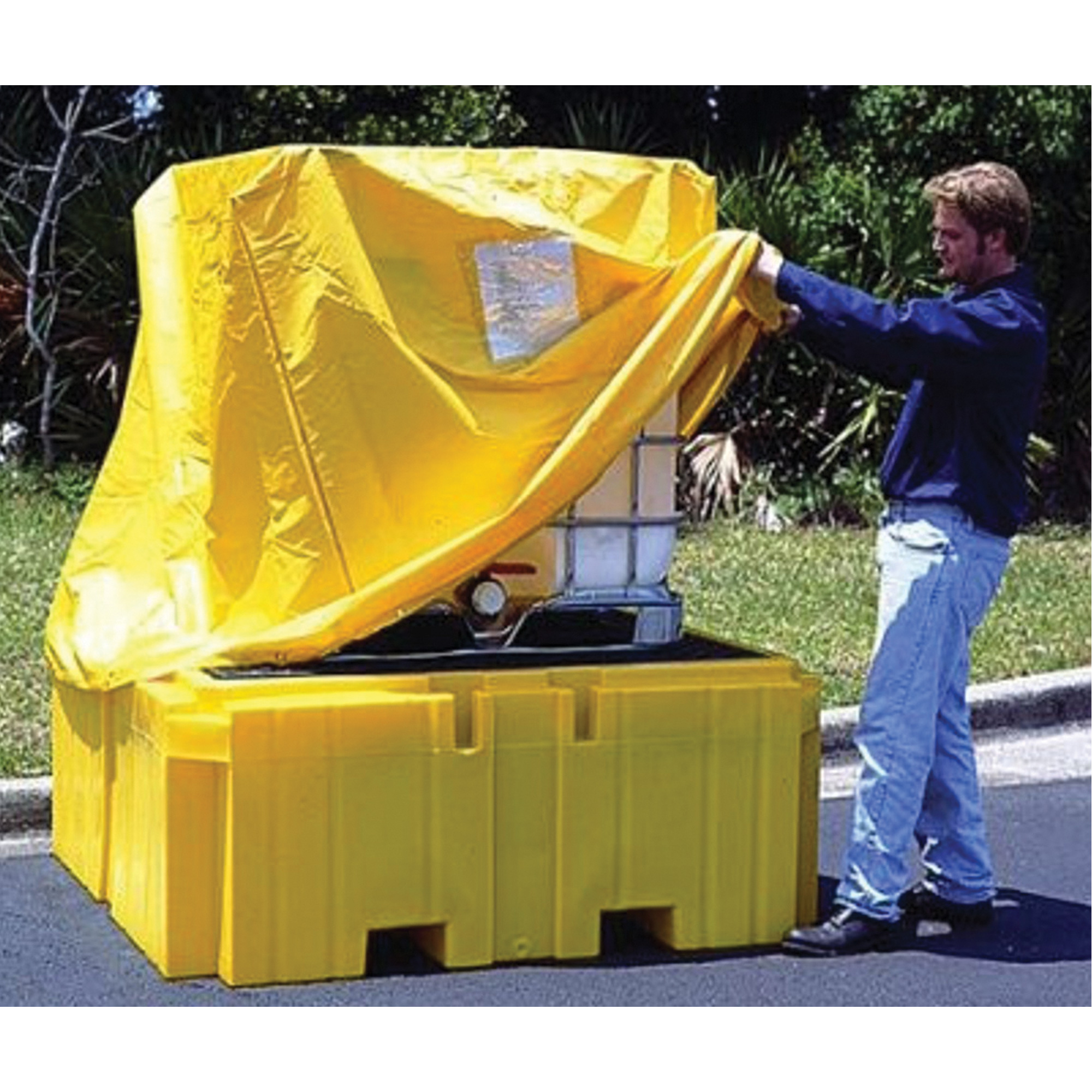 Couvercle à rabats pour Ultra-IBC Spill PalletMD