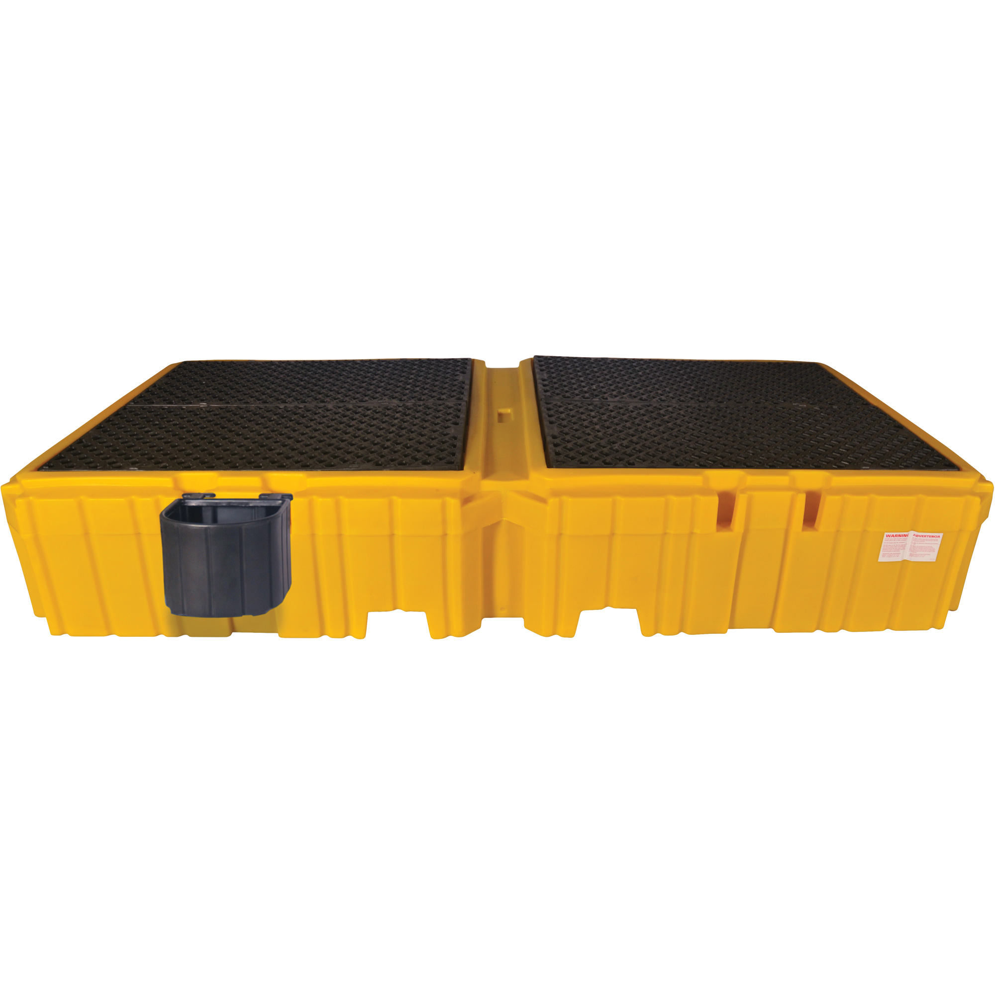 Palette antidéversement sans drain Ultra-Twin IBC Spill PalletMD, Capacité de déversement 535 gal. US, 124,5" x 61,625" x 22"