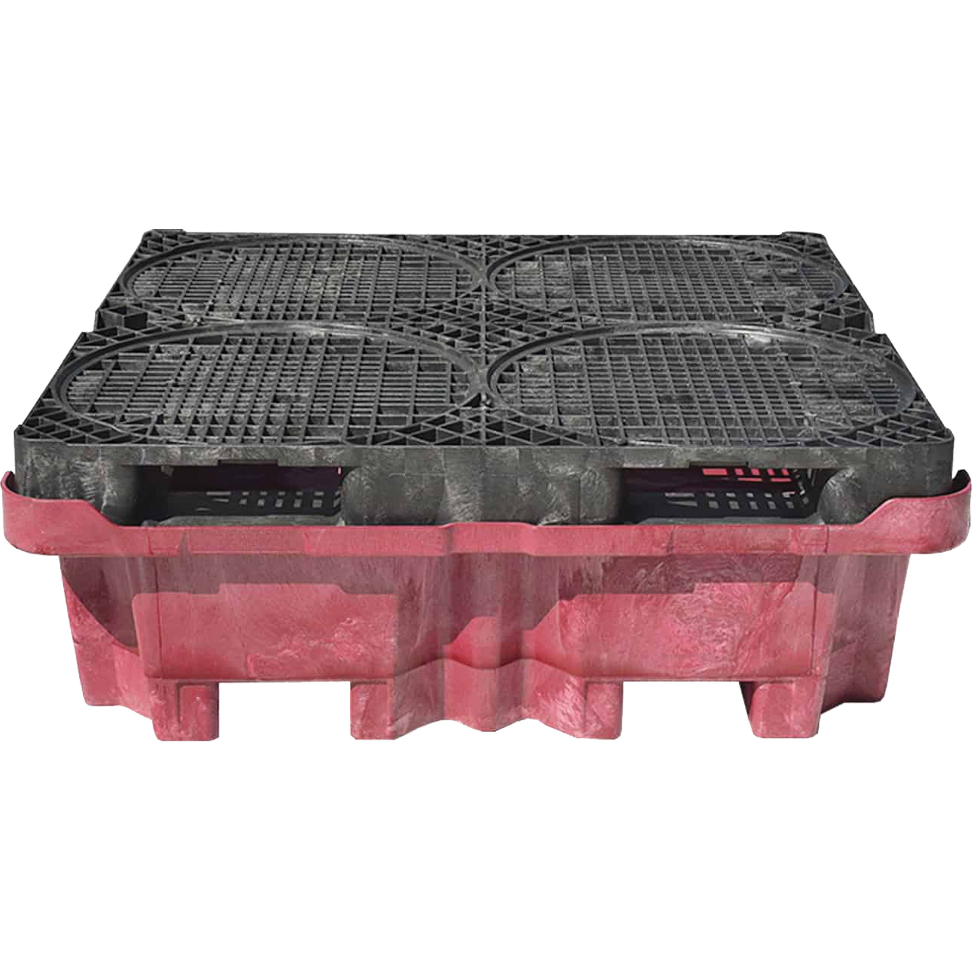 Palette de déversement Ultra-Spill KingMD, 4 barils, Capacité de déversement 85 gal. US, 51" x 51" x 17,5"