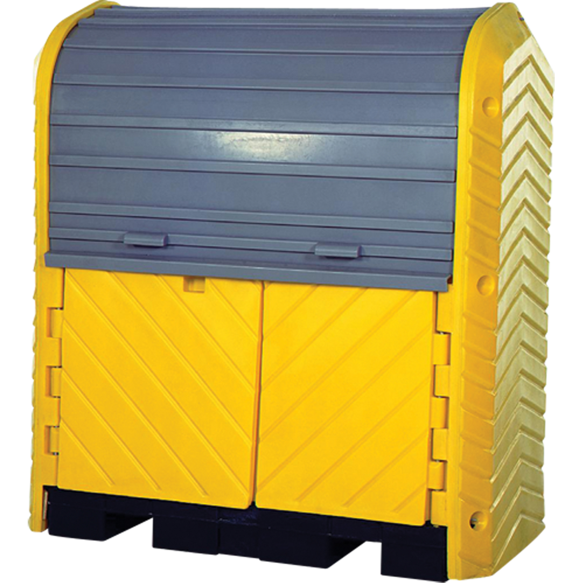 Palettes de déversement Ultra-Hard Top PlusMD pour deux barils, 67,2" lo x 41,25" la x 74" h, Capacité de charge 4500 lb