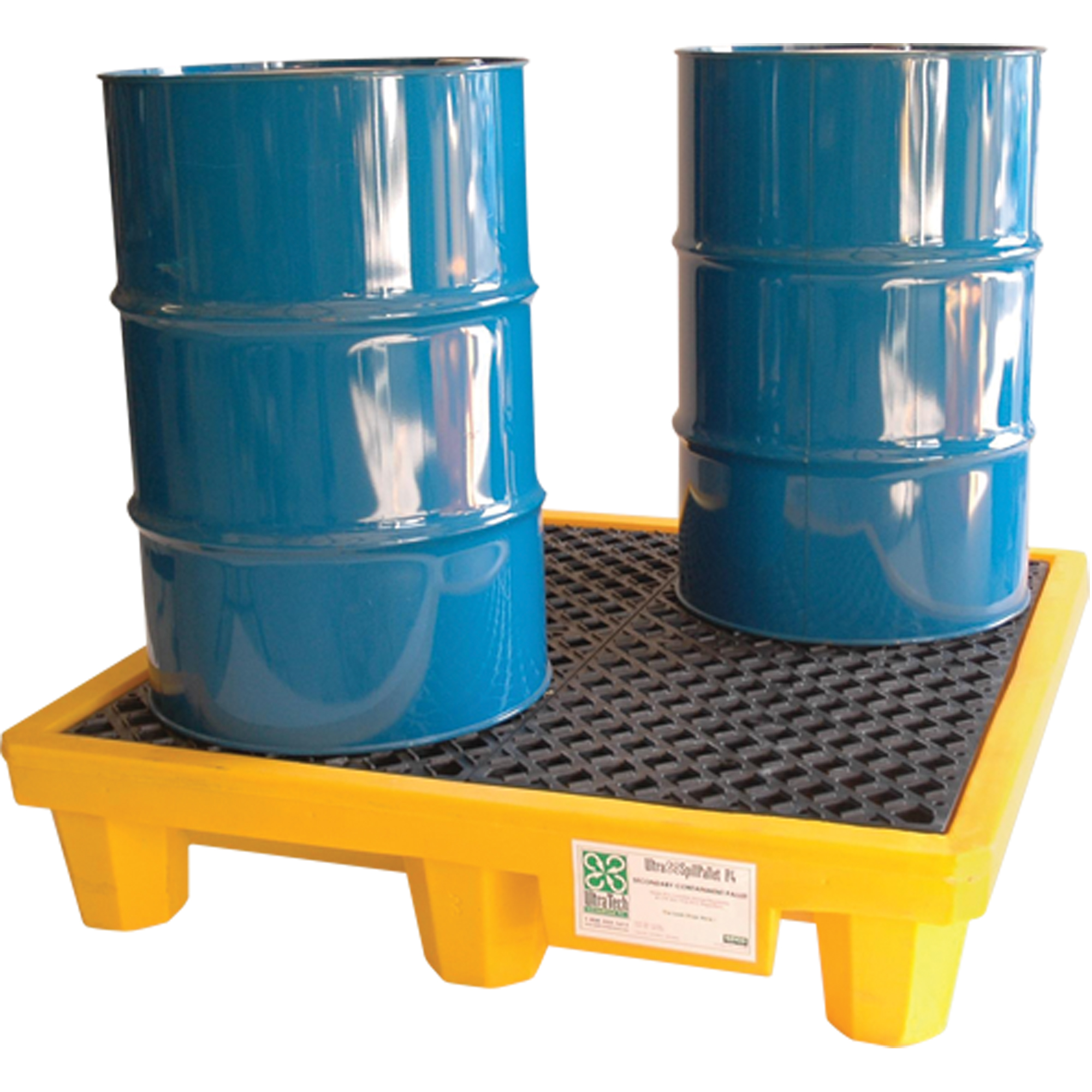 Palettes Ultra-Spill PalletMD pour quatre barils, Capacité de déversement 66 gal. US, 53" x 53" x 11,75"