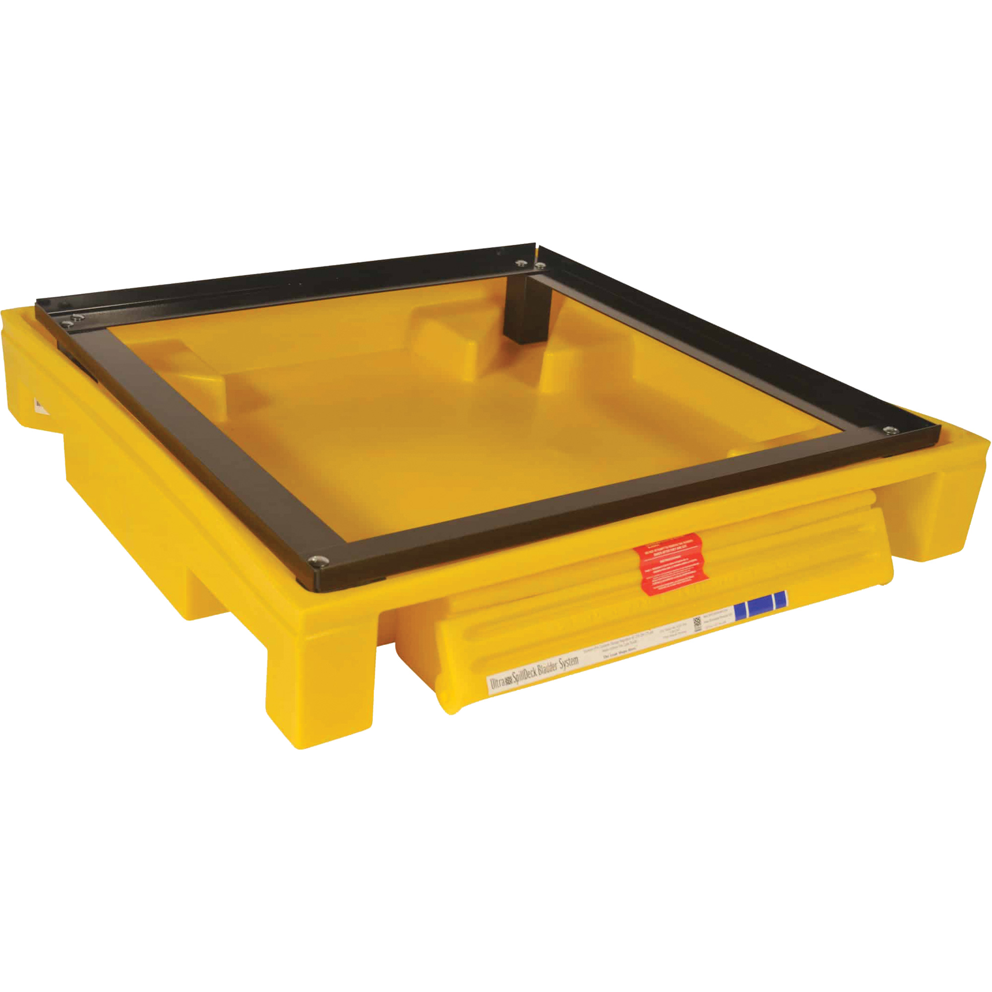 Single Drum Ultra-Safety Cabinet Bladder SystemMD, 37,8" lo x 37,8" la x 6,3" h, Capacité de charge 1500 lb