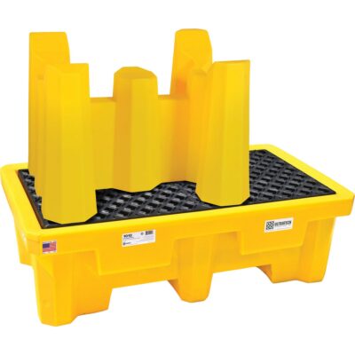 Ultra-Drum Rack Containment SystemsMD 1 baril, 52" lo x 49,5" la x 29" ha, 66 gal. US Capacité