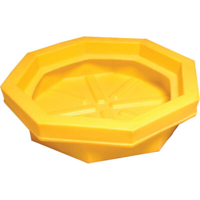 Ultra-Drum TrayMD sans grille, 32" lo x 32" la x 8,1" h, Cap. de déversement 22,8 gal. US