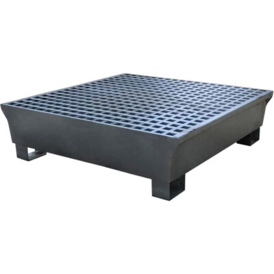 Ultra-Spill PalletMD en acier, 4 barils, Capacité de déversement 68 gal. US, 49,1" x 47,1" x 10,9"