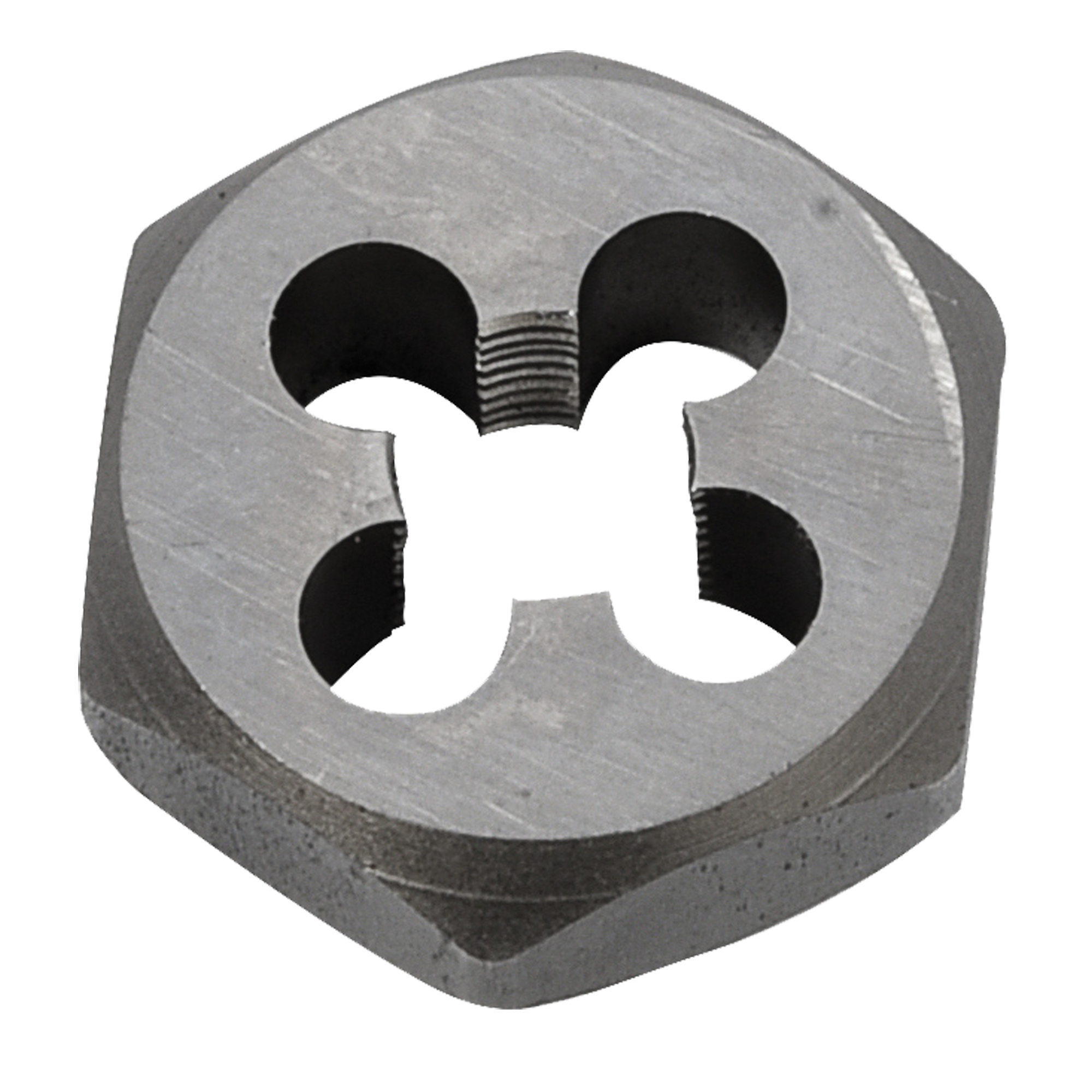 Écrou à refileter hexagonale, dia. 1"/1-1/16", Filet de 1/8"-27, Acier au carbone/Acier au chrome
