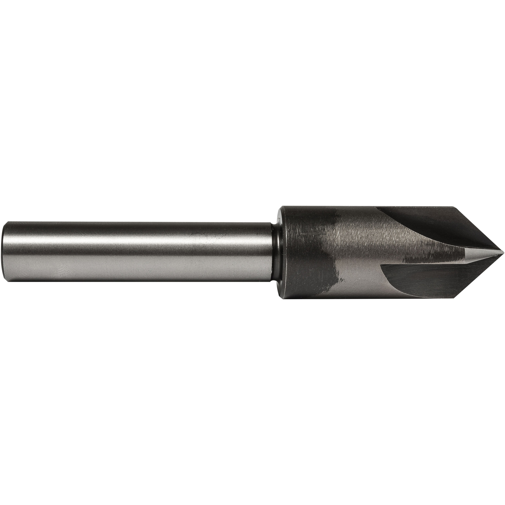 Fraise conique, 1", Acier rapide, Angle de 82°, 4 cannelures