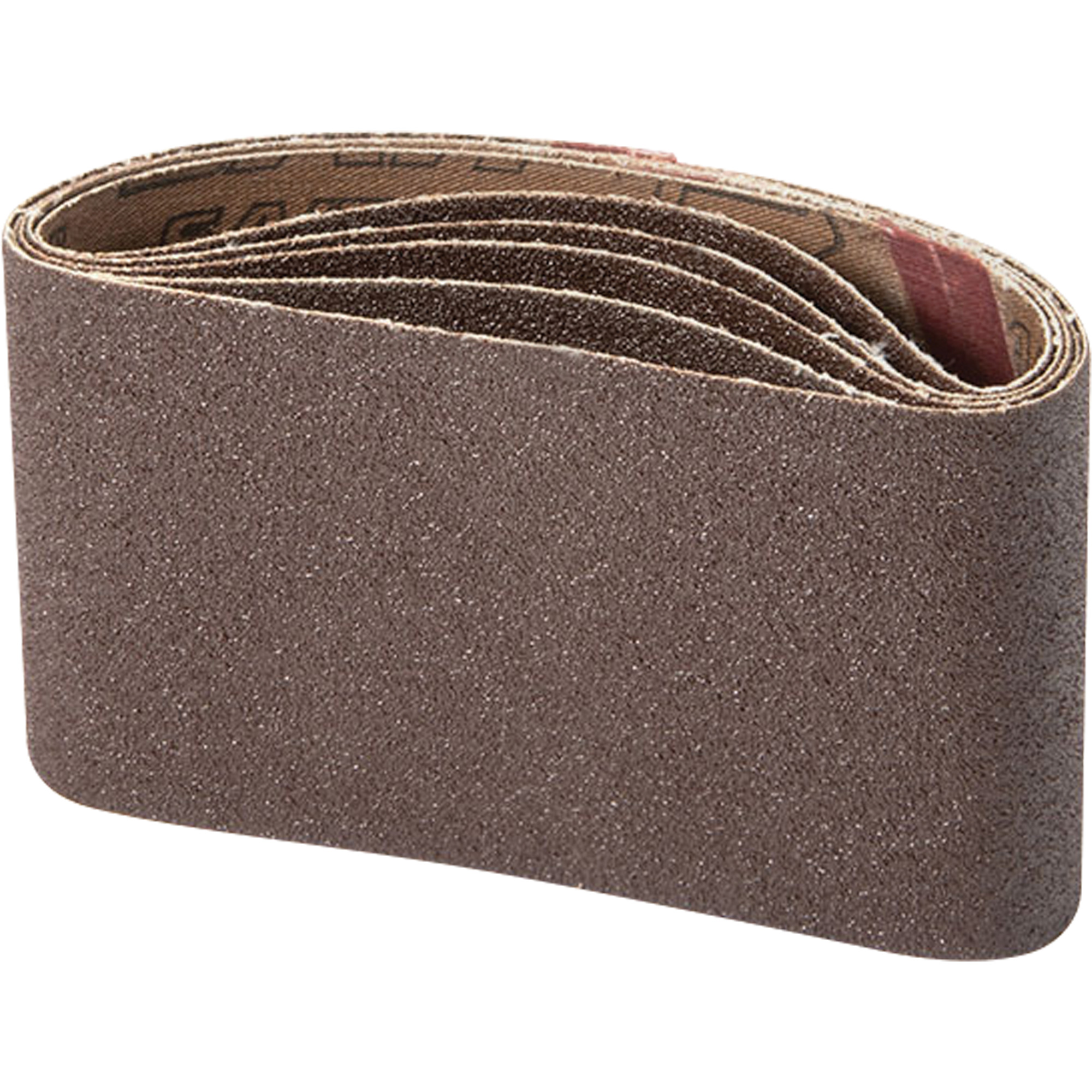 Courroie abrasive pour ponceuse portative, , Oxyde d'aluminium, Grain 100