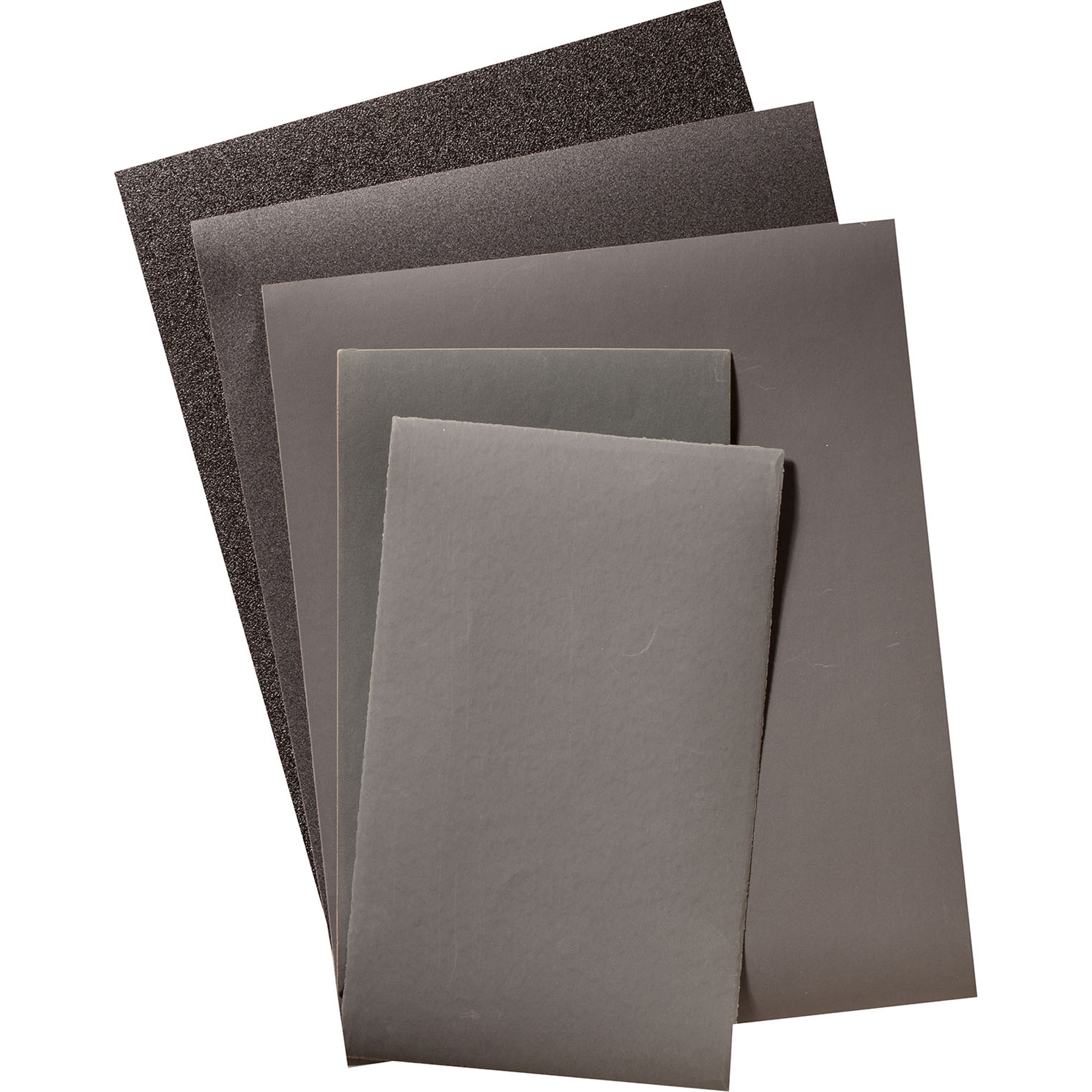 Feuille de papier abrasif, 9" x 11", Grain 320, Carbure de silicium