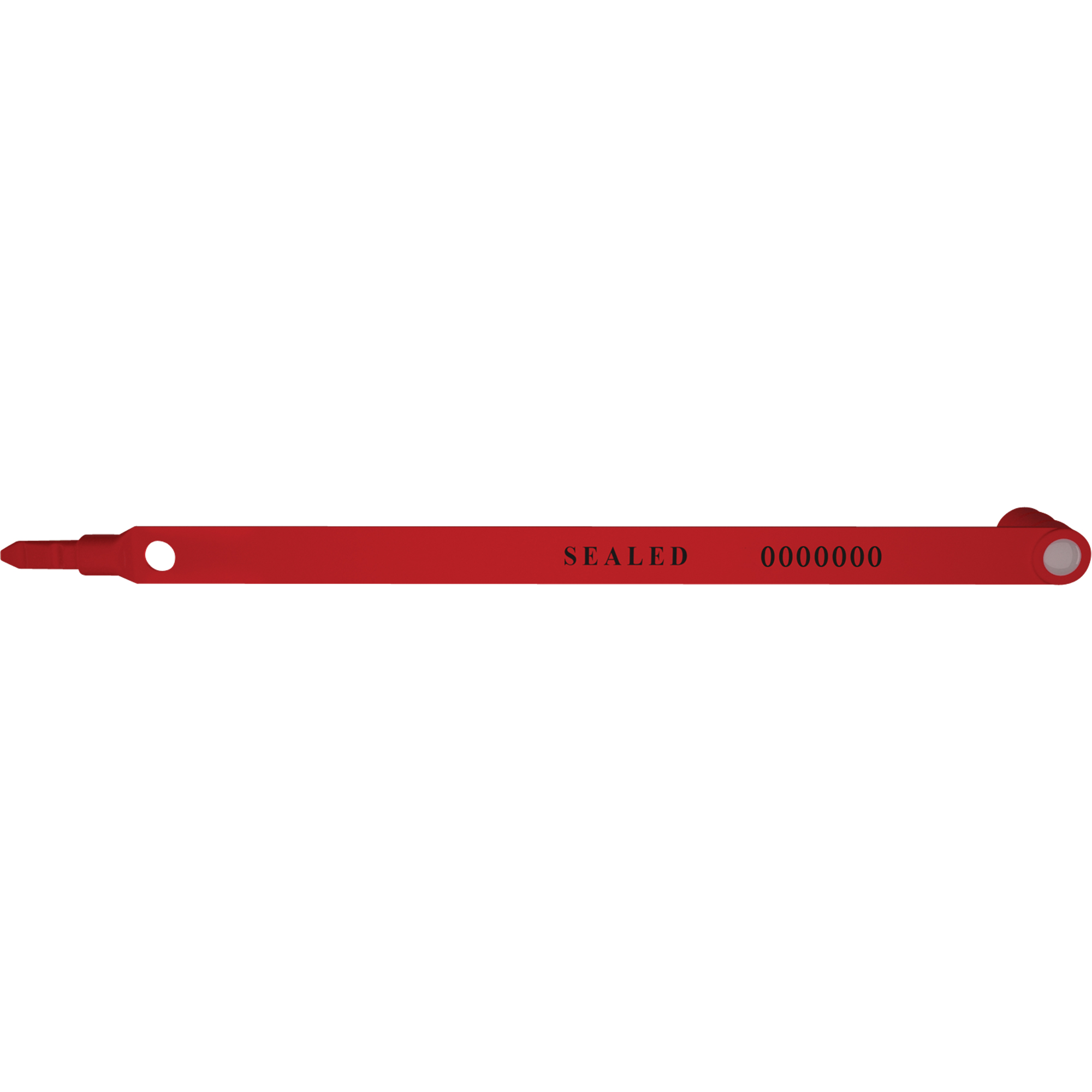 Scellés de sécurité uniFreight, 7-3/4", Plastique, Scellé pour camion